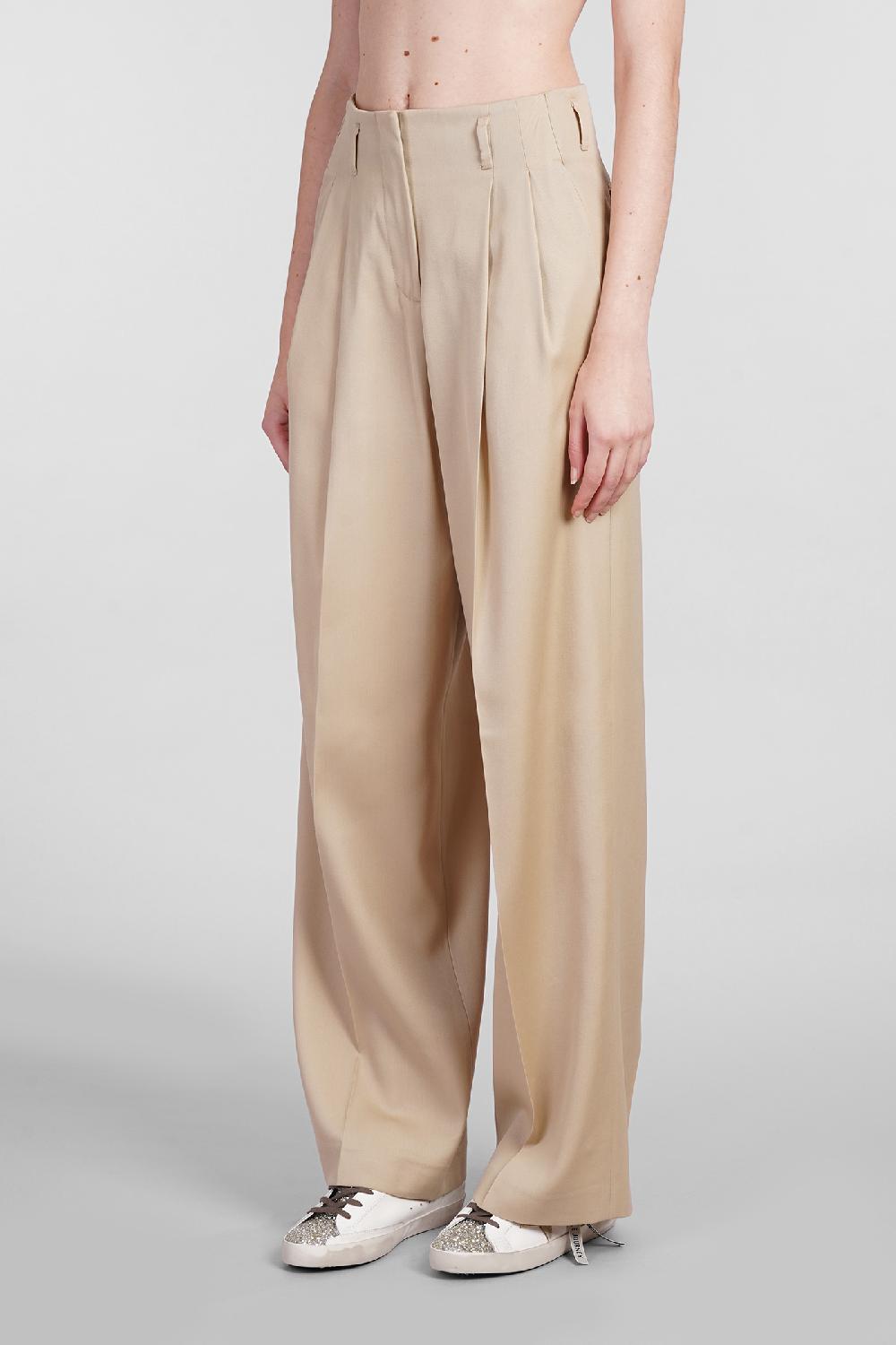Deliberti Golden Goose Deluxe Brand Pantalone in lana beige cod. 401575 - Deliberti The Luxury Shopping Presa