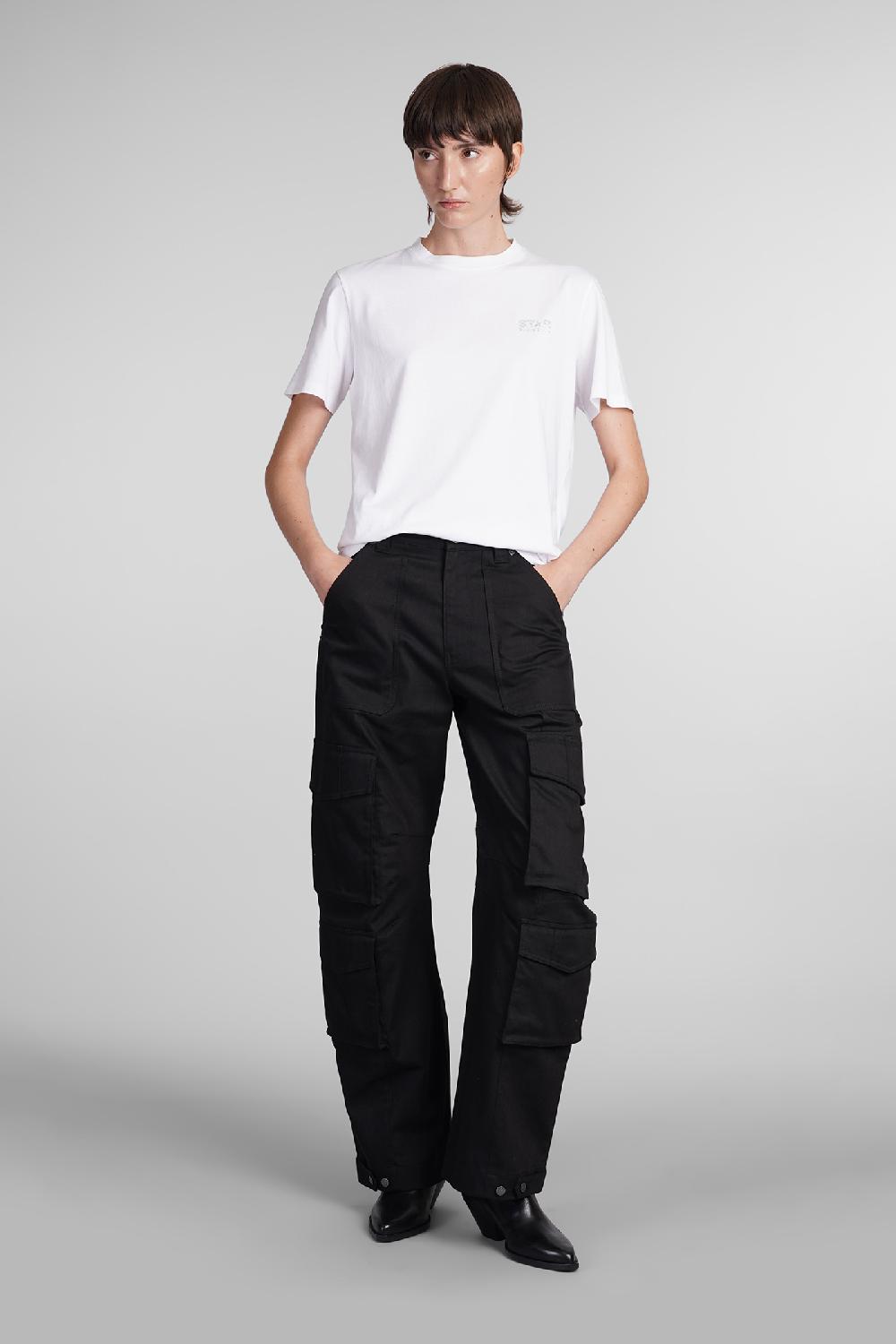 Deliberti Golden Goose Deluxe Brand Pantalone cargo lisette in poliestere nero cod. 406523 - Deliberti The Luxury Shopping Sconto