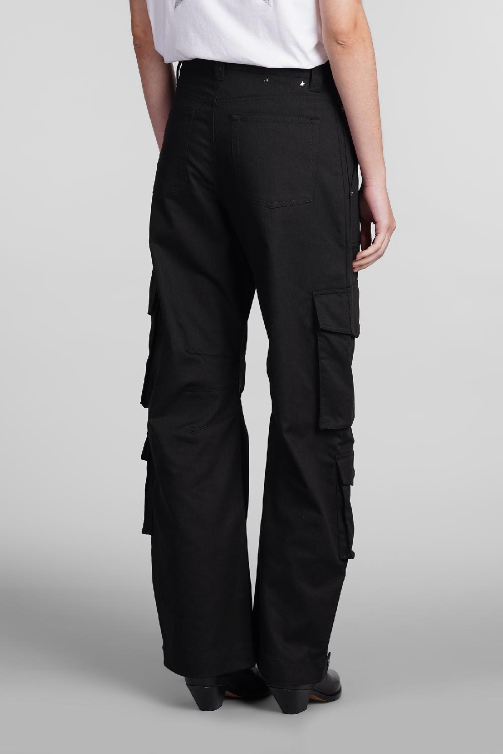 Deliberti Golden Goose Deluxe Brand Pantalone cargo lisette in poliestere nero cod. 406523 - Deliberti The Luxury Shopping Sconto