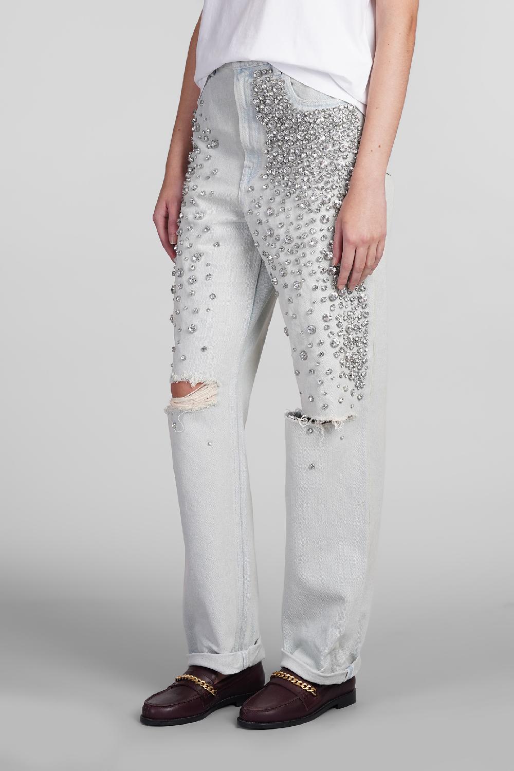 Deliberti Golden Goose Deluxe Brand Jeans in denim celeste cod. 406524 - Deliberti The Luxury Shopping Offerta