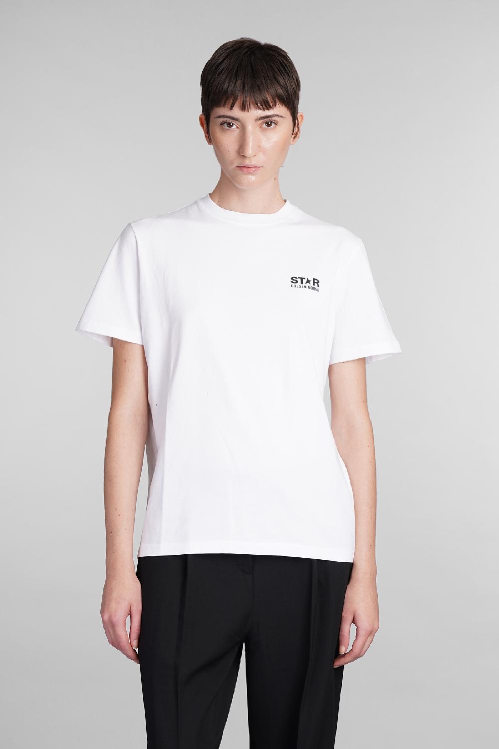 Deliberti Golden Goose Deluxe Brand T-shirt in cotone bianco cod. 406529 - Deliberti The Luxury Shopping Online