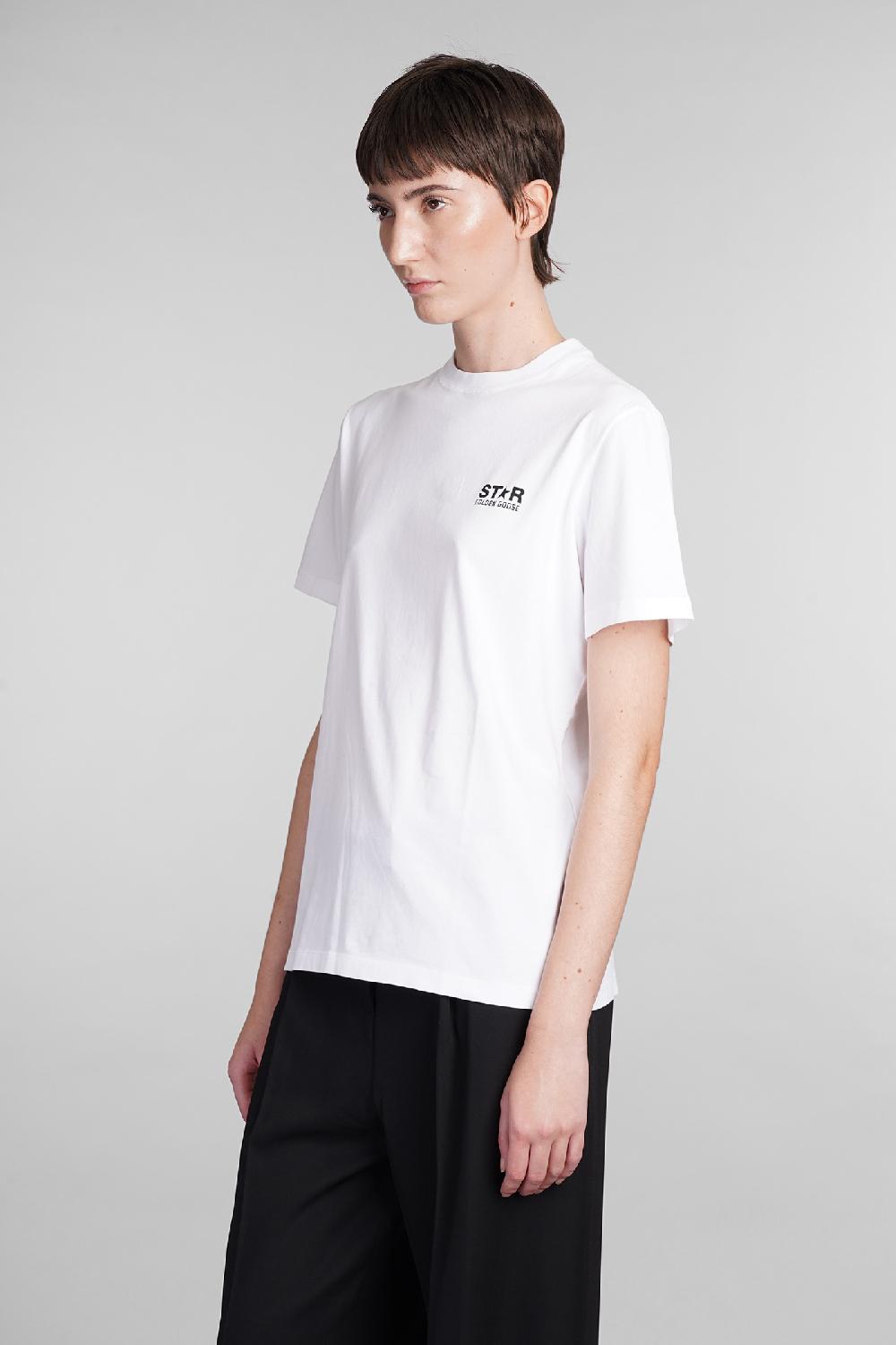 Deliberti Golden Goose Deluxe Brand T-shirt in cotone bianco cod. 406529 - Deliberti The Luxury Shopping Online
