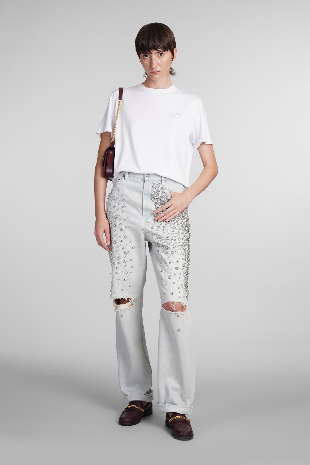 Deliberti Golden Goose Deluxe Brand T-shirt in cotone bianco cod. 406530 - Deliberti The Luxury Shopping Outlet