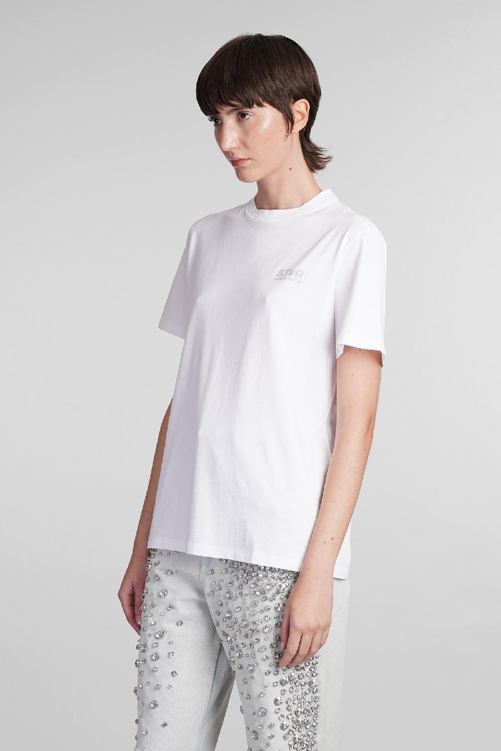 Deliberti Golden Goose Deluxe Brand T-shirt in cotone bianco cod. 406530 - Deliberti The Luxury Shopping Outlet
