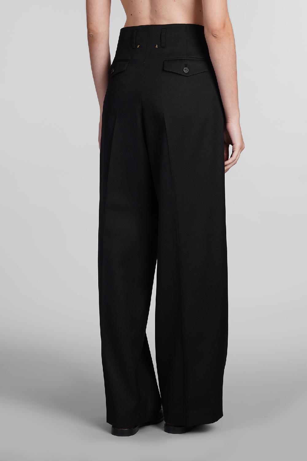 Deliberti Golden Goose Deluxe Brand Pantalone flavia in poliestere nero cod. 406531 - Deliberti The Luxury Shopping Saldi