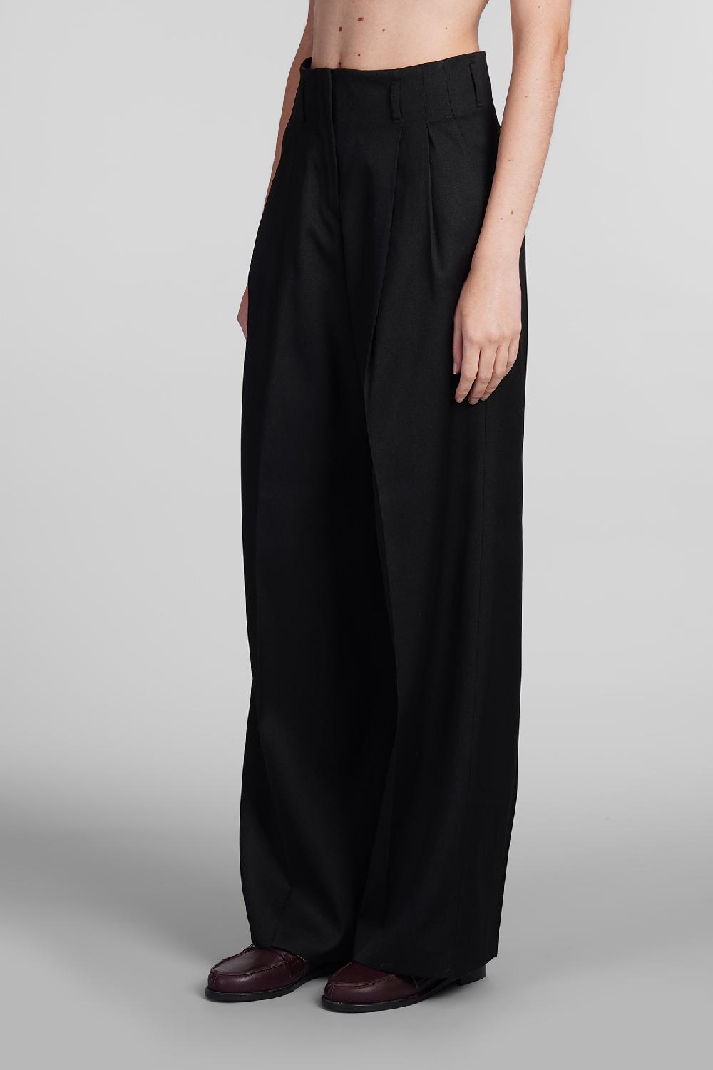 Deliberti Golden Goose Deluxe Brand Pantalone flavia in poliestere nero cod. 406531 - Deliberti The Luxury Shopping Saldi