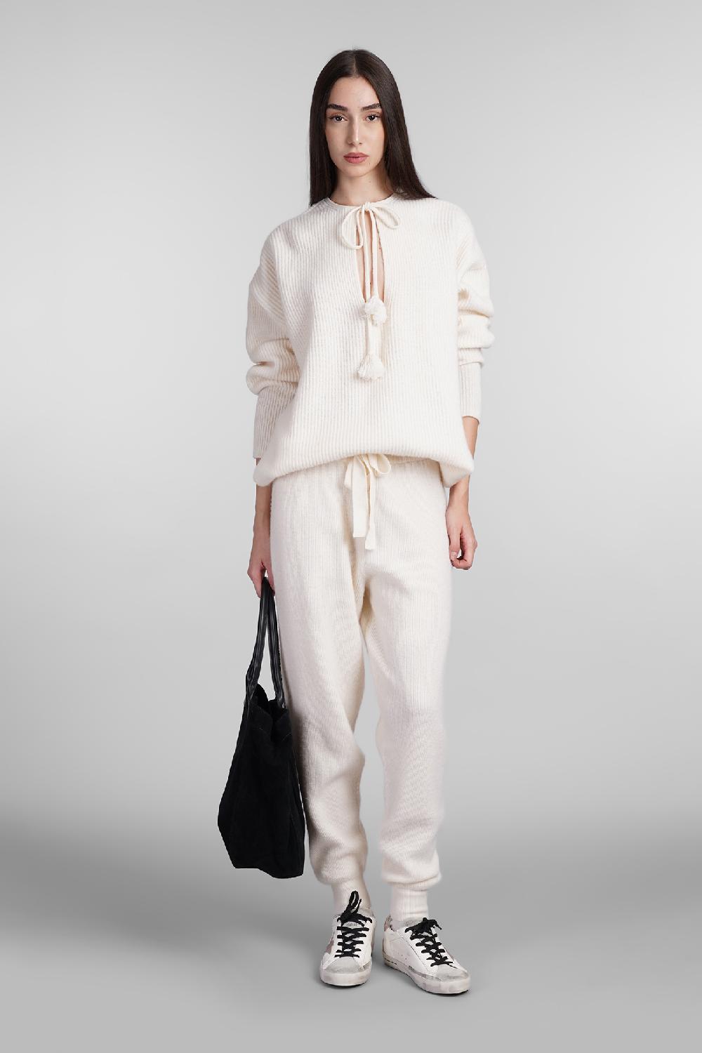 Deliberti Golden Goose Deluxe Brand Maglia in lana bianca cod. 404888 - Deliberti The Luxury Shopping Offerte