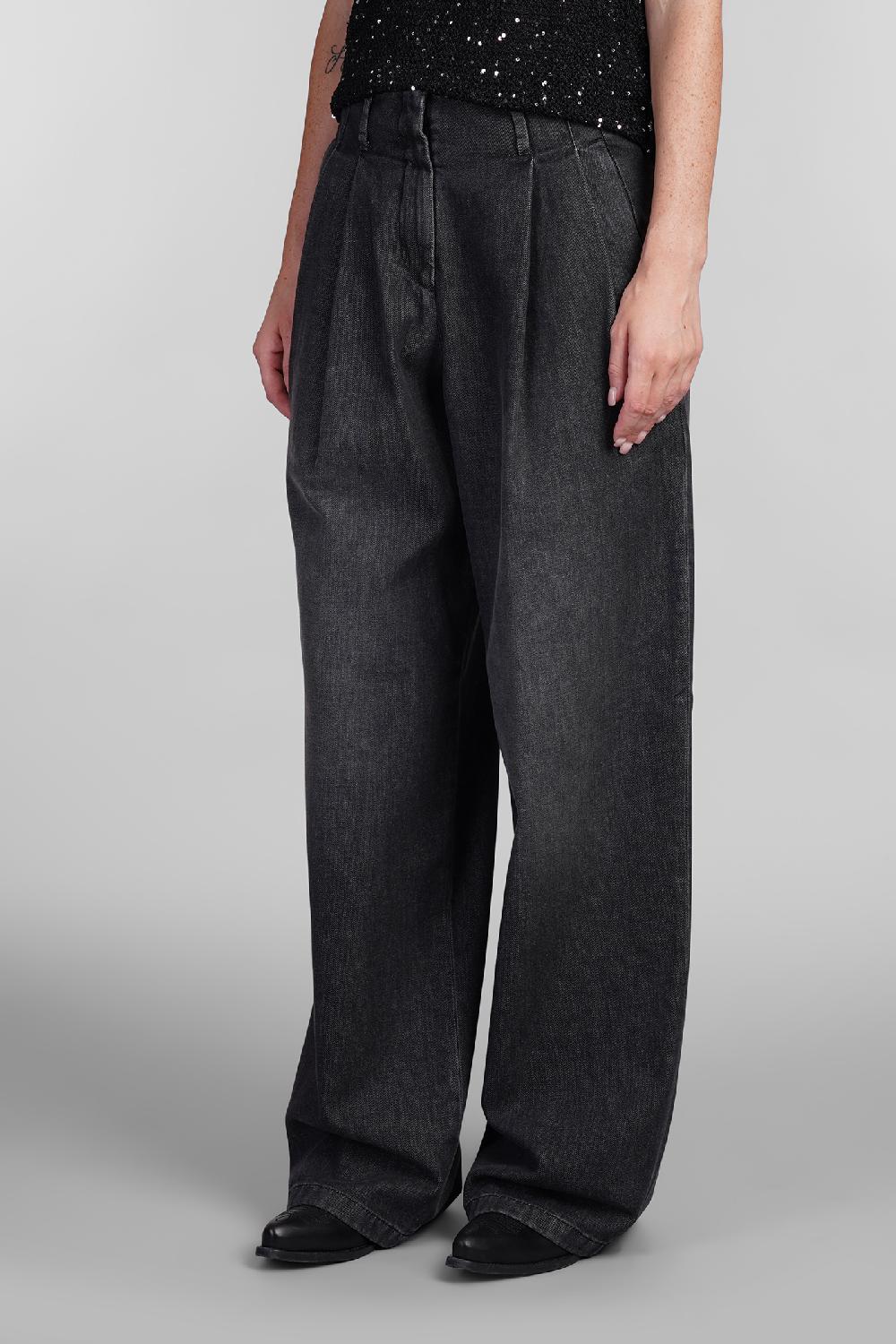 Deliberti Golden Goose Deluxe Brand Jeans in denim nero cod. 404846 - Deliberti The Luxury Shopping Hotsell
