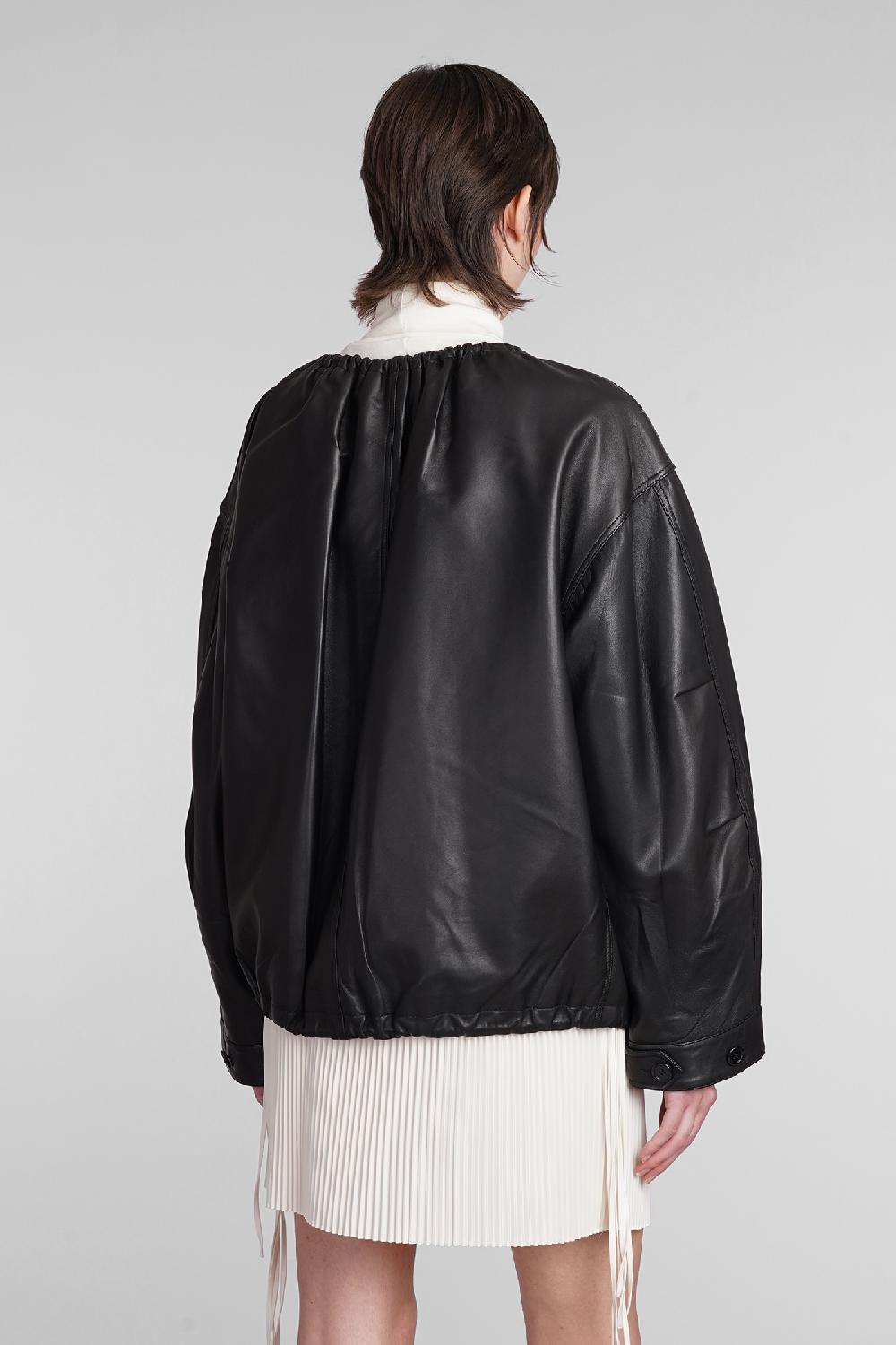 Deliberti Helmut Lang Giacca in pelle in pelle nera cod. 398184 - Deliberti The Luxury Shopping Vendita Calda