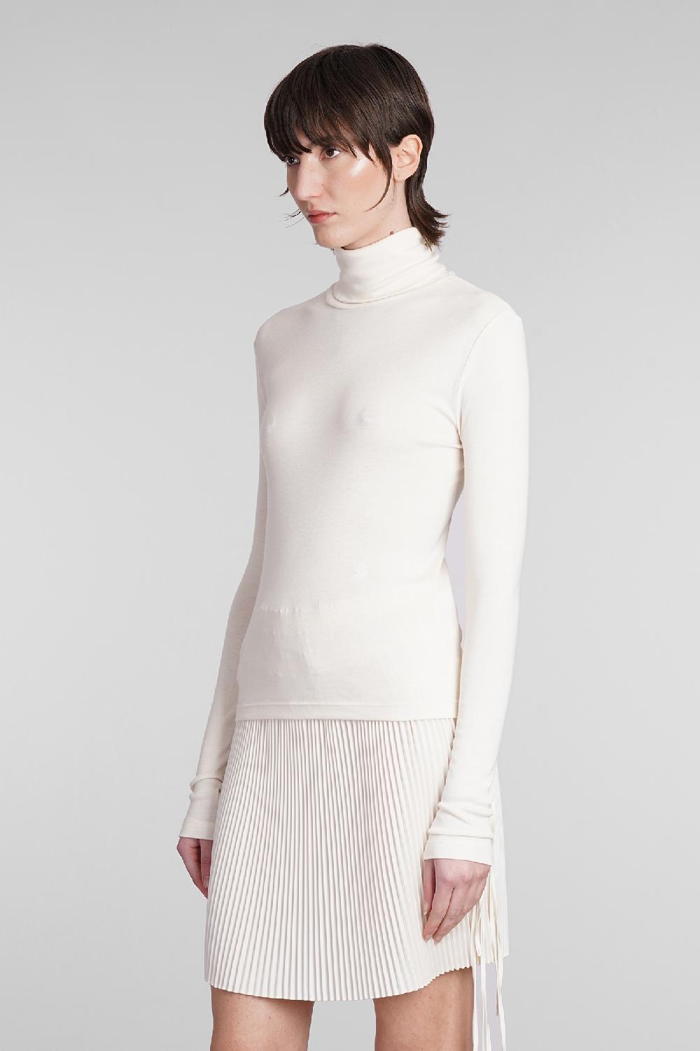 Deliberti Helmut Lang Maglia in modal beige cod. 397079 - Deliberti The Luxury Shopping Vendita Economica