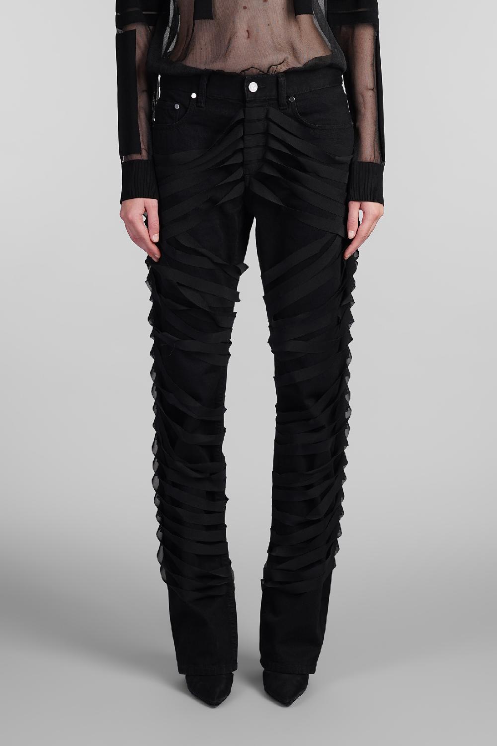 Deliberti Helmut Lang Jeans ribbon worker in cotone nero cod. 408640 - Deliberti The Luxury Shopping Negozio