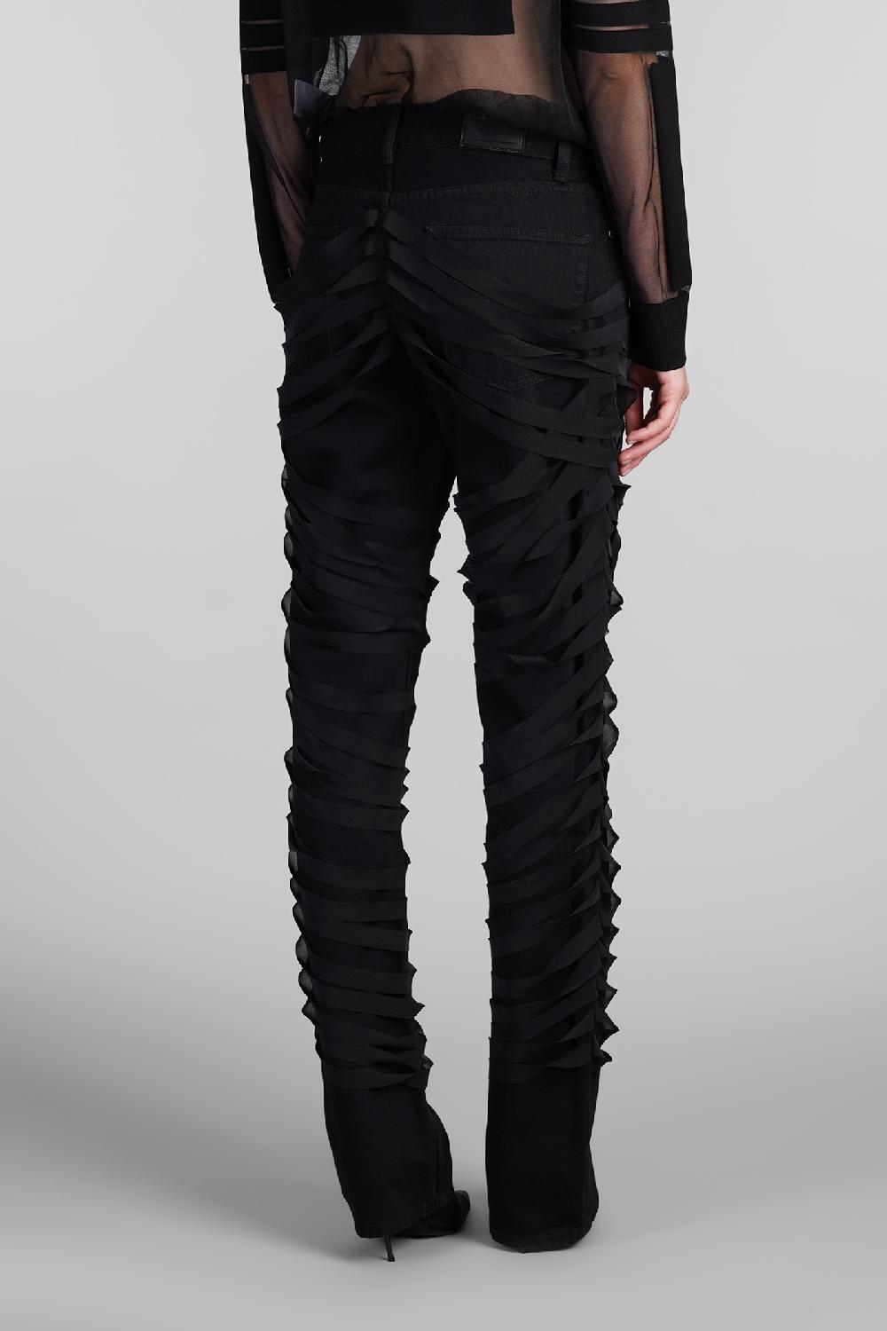 Deliberti Helmut Lang Jeans ribbon worker in cotone nero cod. 408640 - Deliberti The Luxury Shopping Negozio