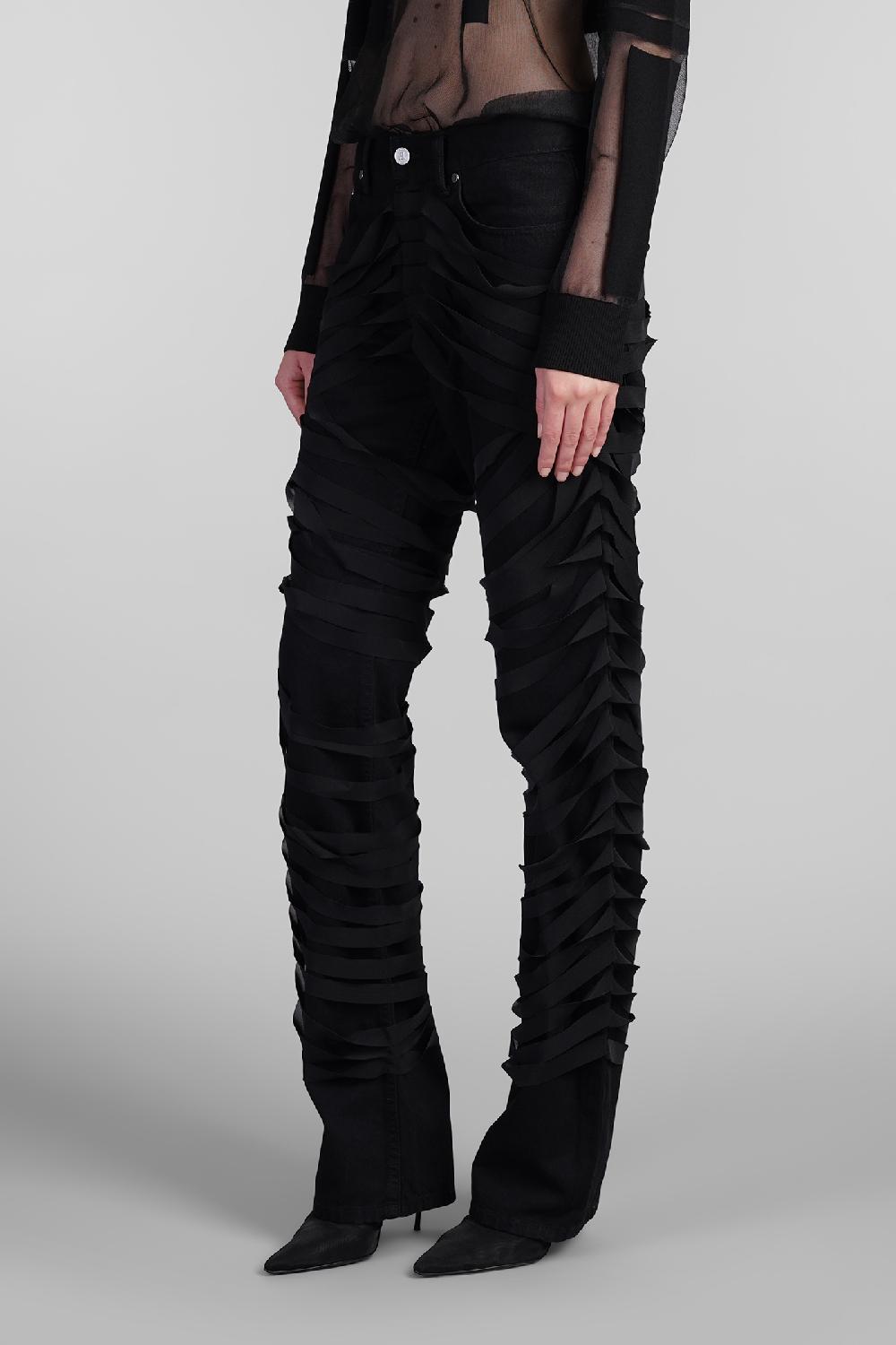 Deliberti Helmut Lang Jeans ribbon worker in cotone nero cod. 408640 - Deliberti The Luxury Shopping Negozio