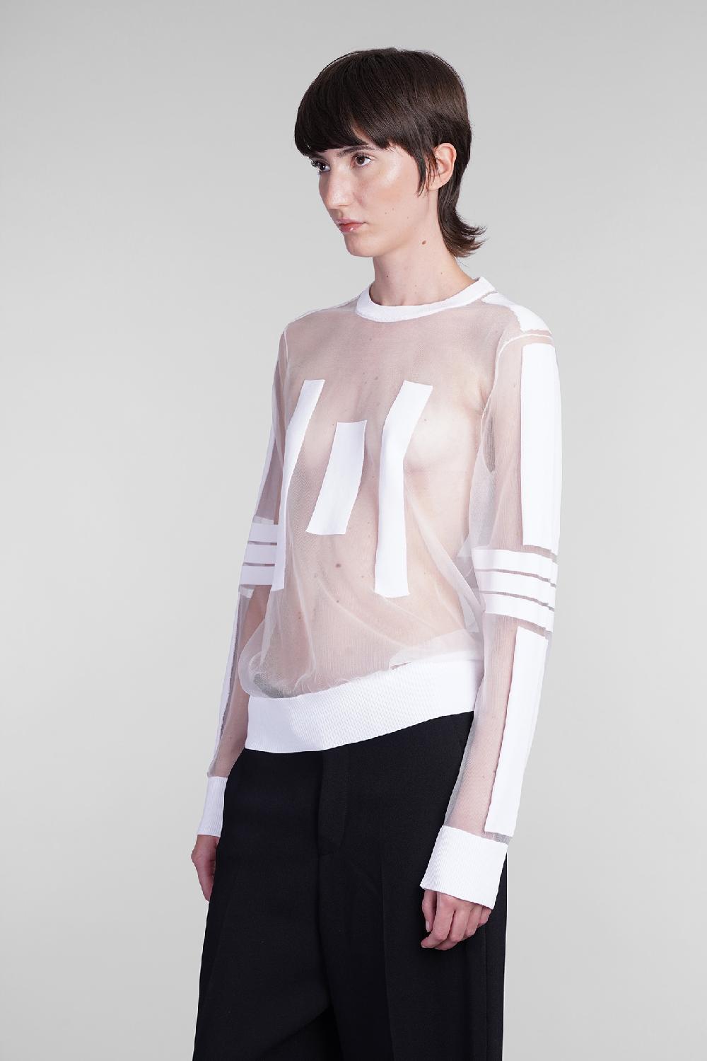Deliberti Helmut Lang Topwear in nylon bianco cod. 405999 - Deliberti The Luxury Shopping Nuova