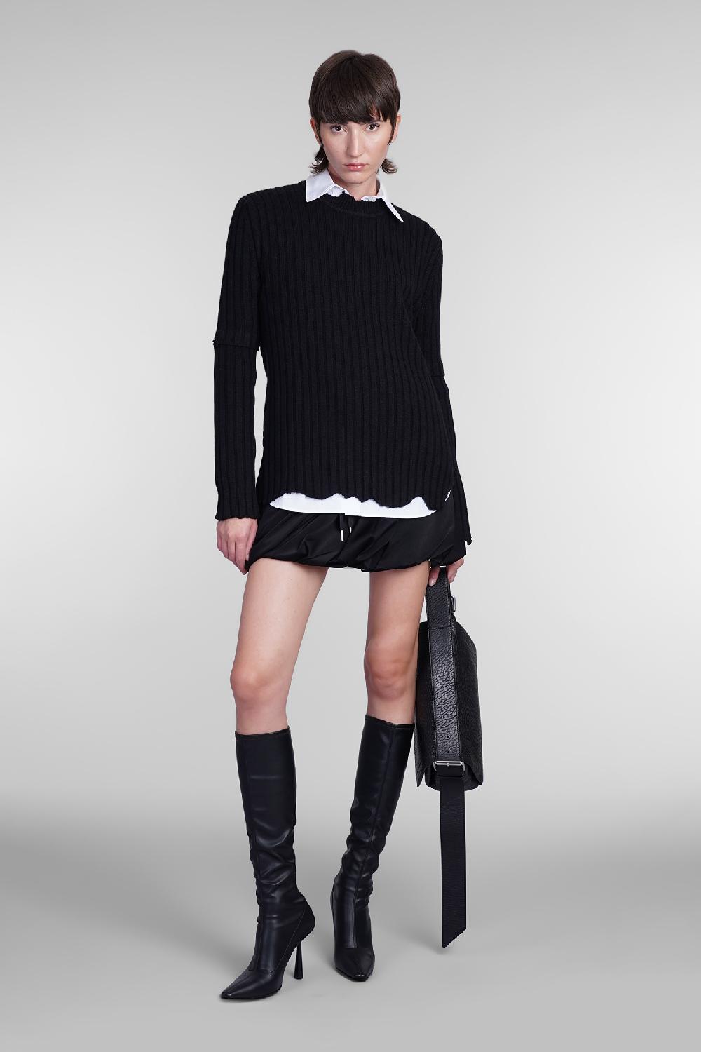 Deliberti Helmut Lang Maglia in lana nera cod. 406000 - Deliberti The Luxury Shopping Moda