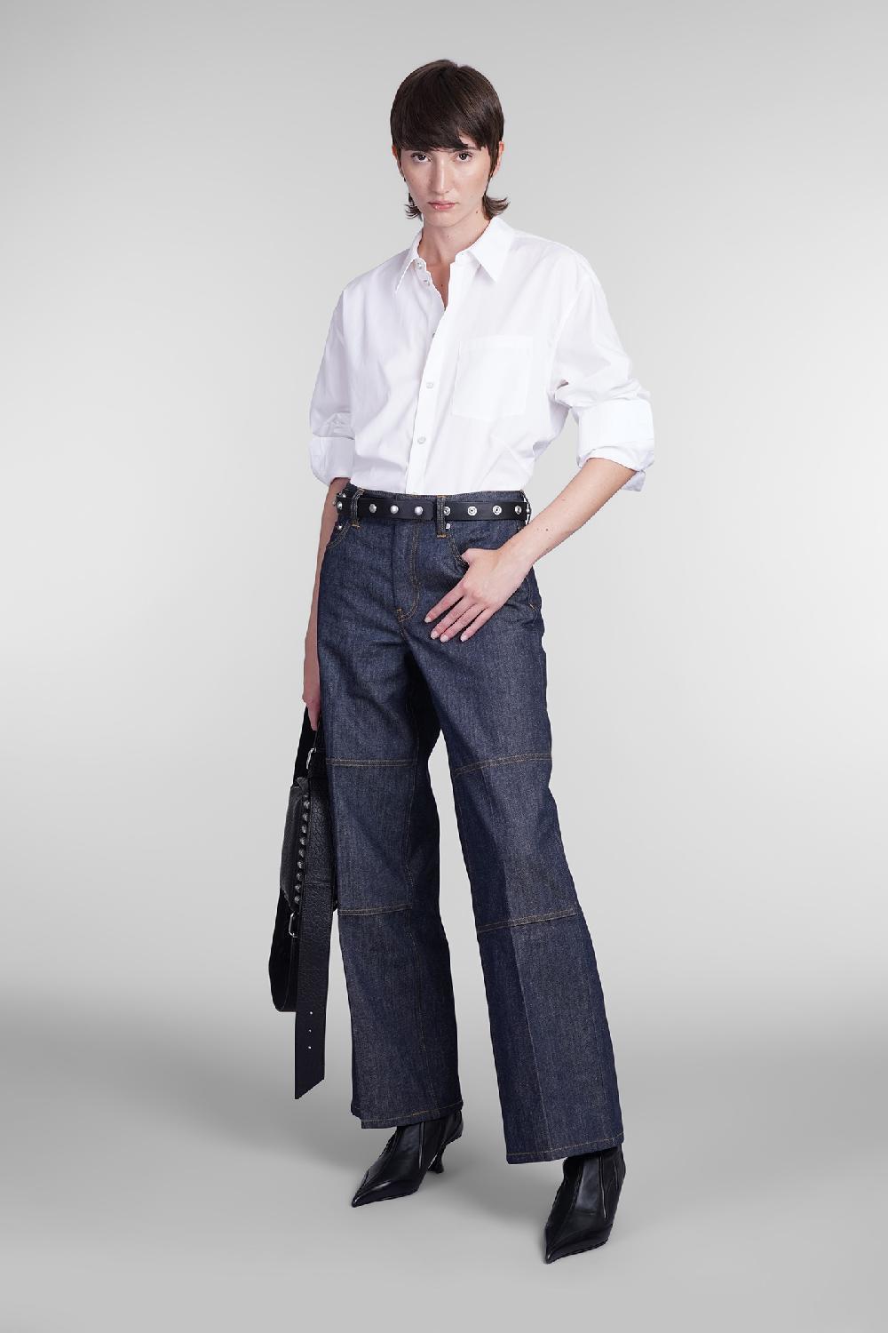 Deliberti Helmut Lang Jeans in cotone blu cod. 405954 - Deliberti The Luxury Shopping Prezzo di fabbrica