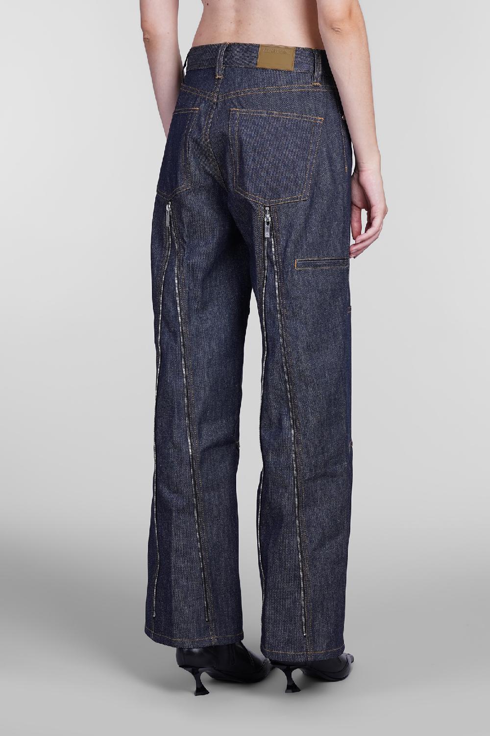 Deliberti Helmut Lang Jeans in cotone blu cod. 405954 - Deliberti The Luxury Shopping Prezzo di fabbrica