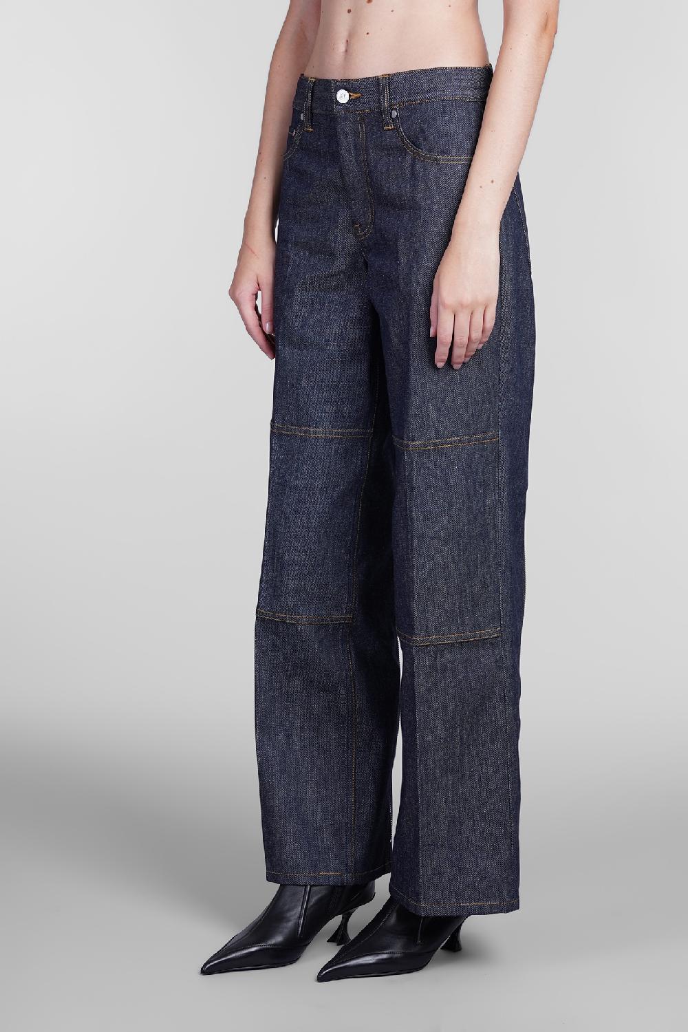 Deliberti Helmut Lang Jeans in cotone blu cod. 405954 - Deliberti The Luxury Shopping Prezzo di fabbrica
