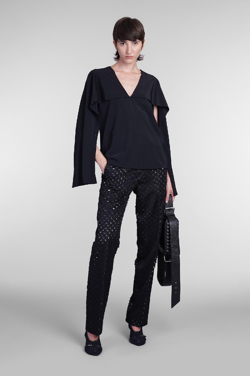Deliberti Helmut Lang Blusa in seta nera cod. 405957 - Deliberti The Luxury Shopping Grande vendita