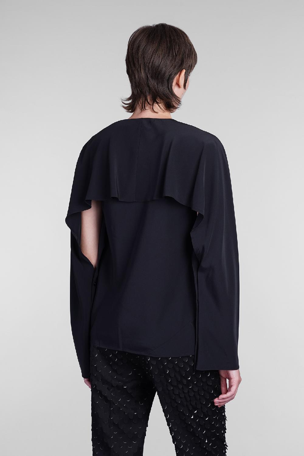Deliberti Helmut Lang Blusa in seta nera cod. 405957 - Deliberti The Luxury Shopping Grande vendita