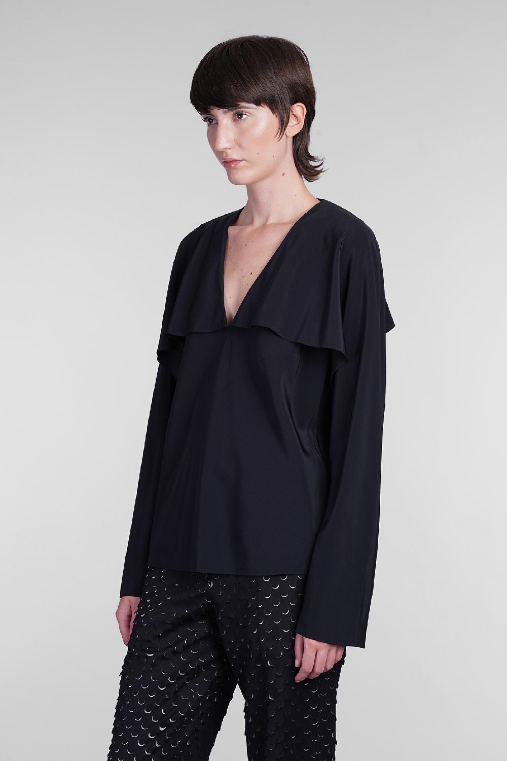 Deliberti Helmut Lang Blusa in seta nera cod. 405957 - Deliberti The Luxury Shopping Grande vendita