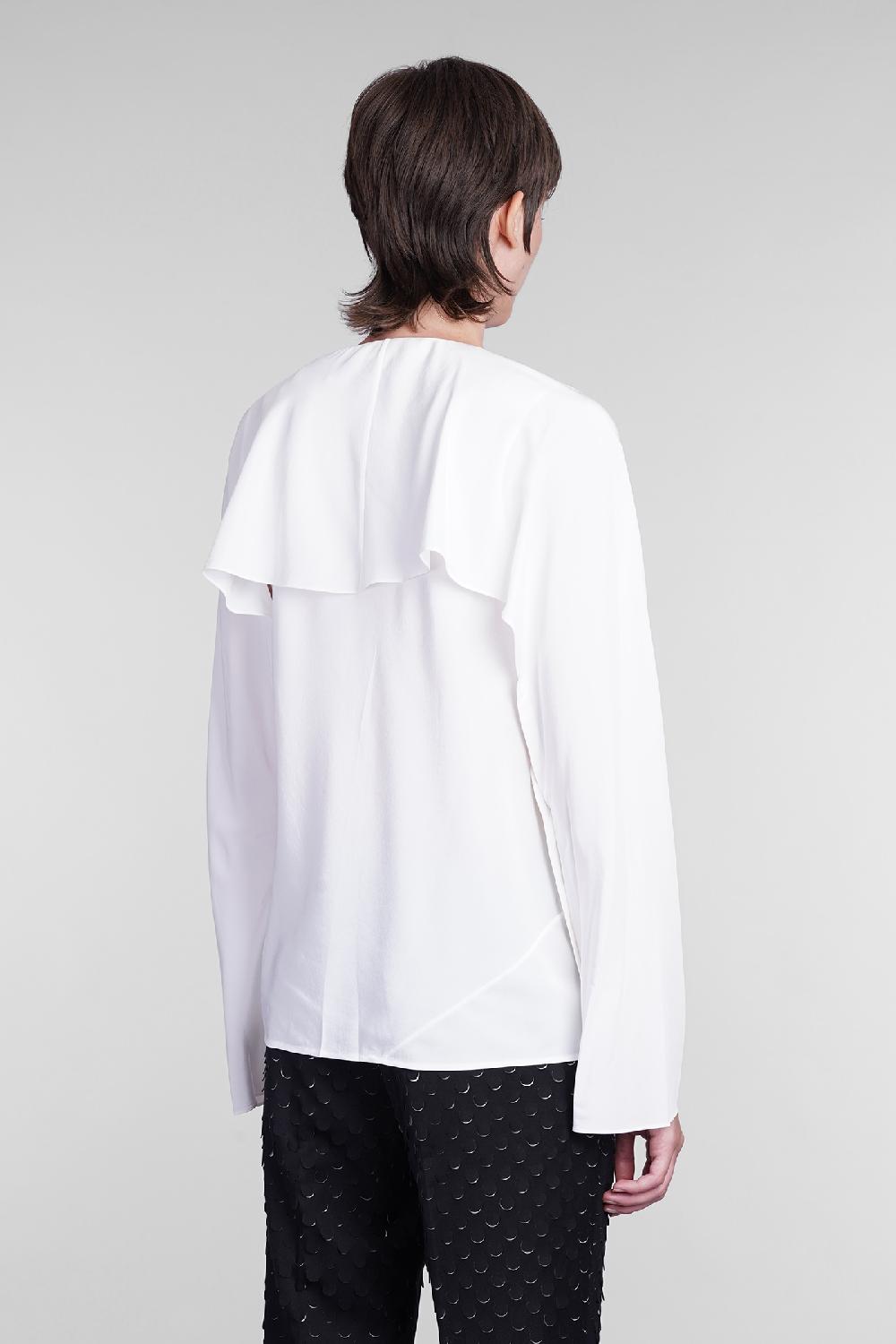 Deliberti Helmut Lang Blusa in seta bianca cod. 405958 - Deliberti The Luxury Shopping Flash Sale