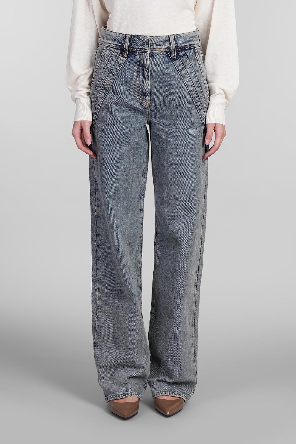 Deliberti Iro Jeans pacome in cotone blu cod. 407115 - Deliberti The Luxury Shopping Vendite stagionali