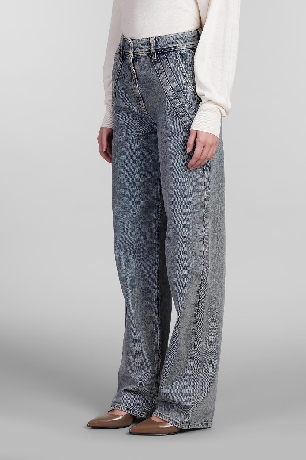 Deliberti Iro Jeans pacome in cotone blu cod. 407115 - Deliberti The Luxury Shopping Vendite stagionali
