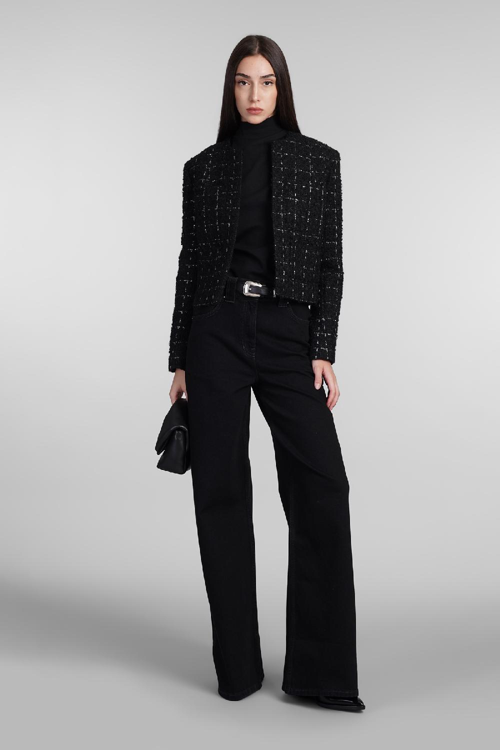 Deliberti Iro Giacca casual malano in lana nera cod. 407117 - Deliberti The Luxury Shopping Cyber Monday