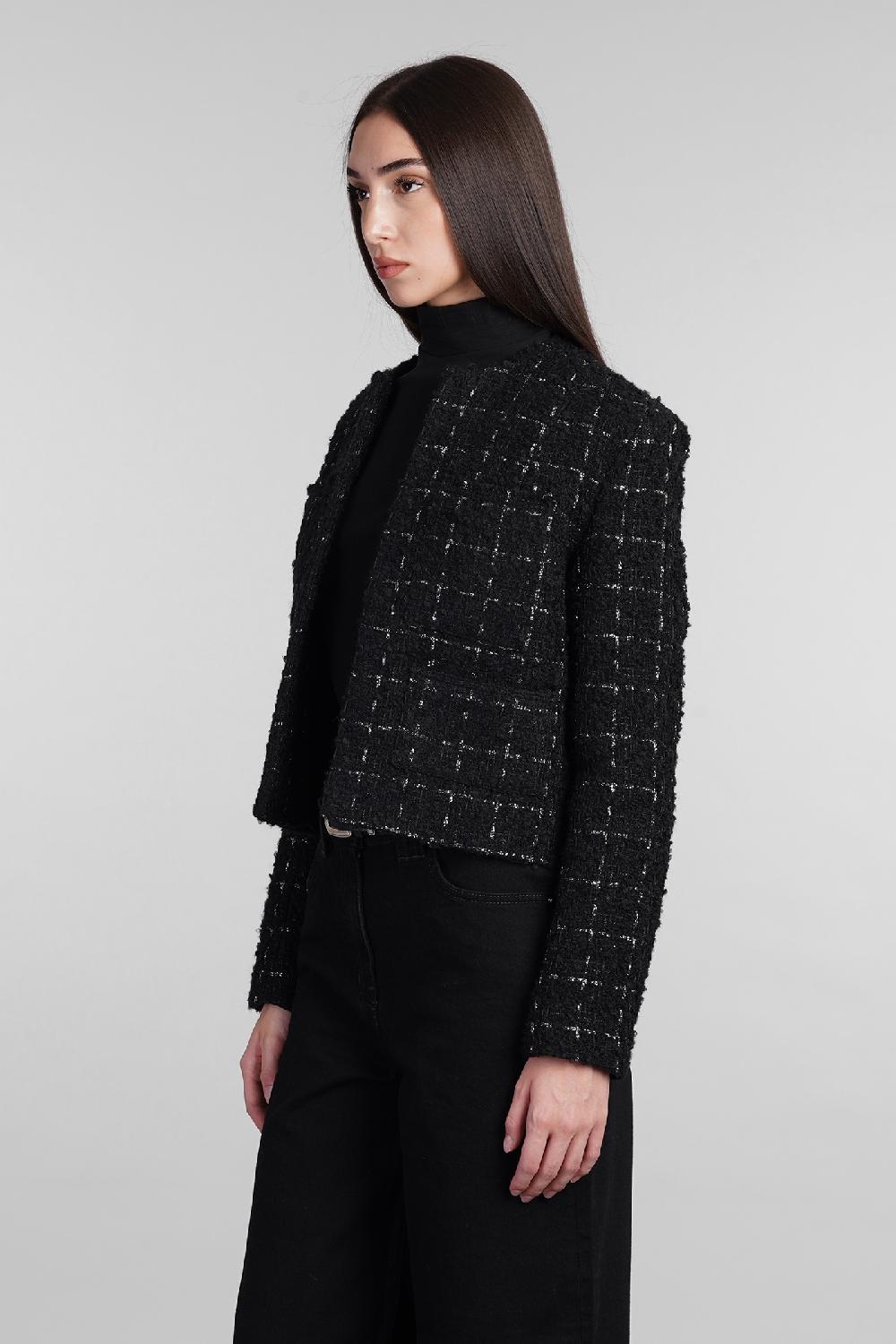 Deliberti Iro Giacca casual malano in lana nera cod. 407117 - Deliberti The Luxury Shopping Cyber Monday