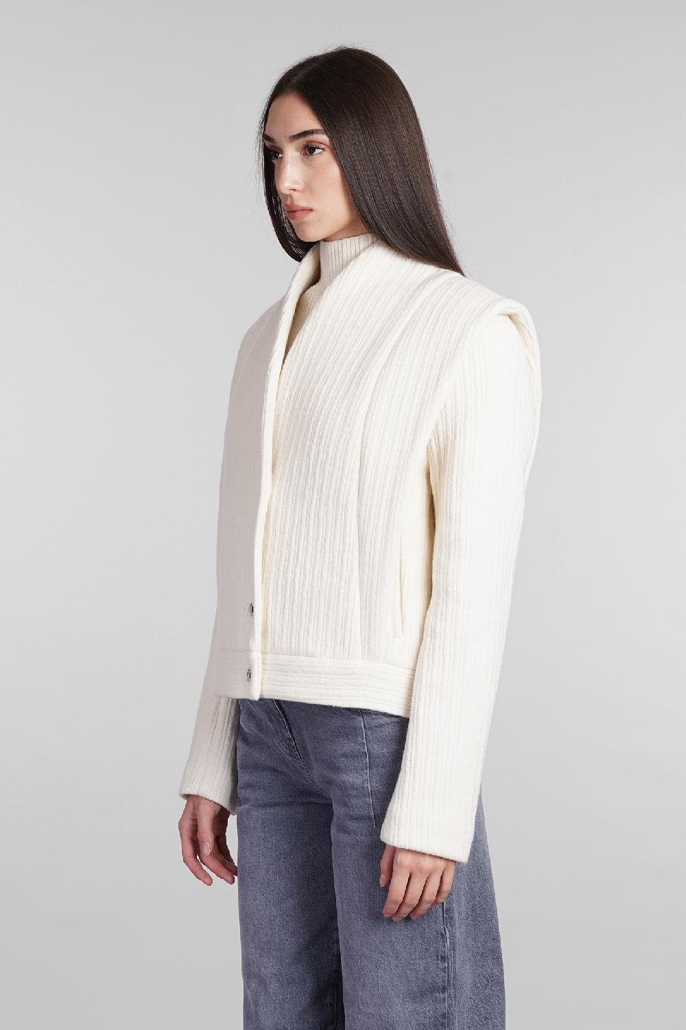 Deliberti Iro Giacca casual georgina in lana beige cod. 407121 - Deliberti The Luxury Shopping Offerta Giorno del Papà
