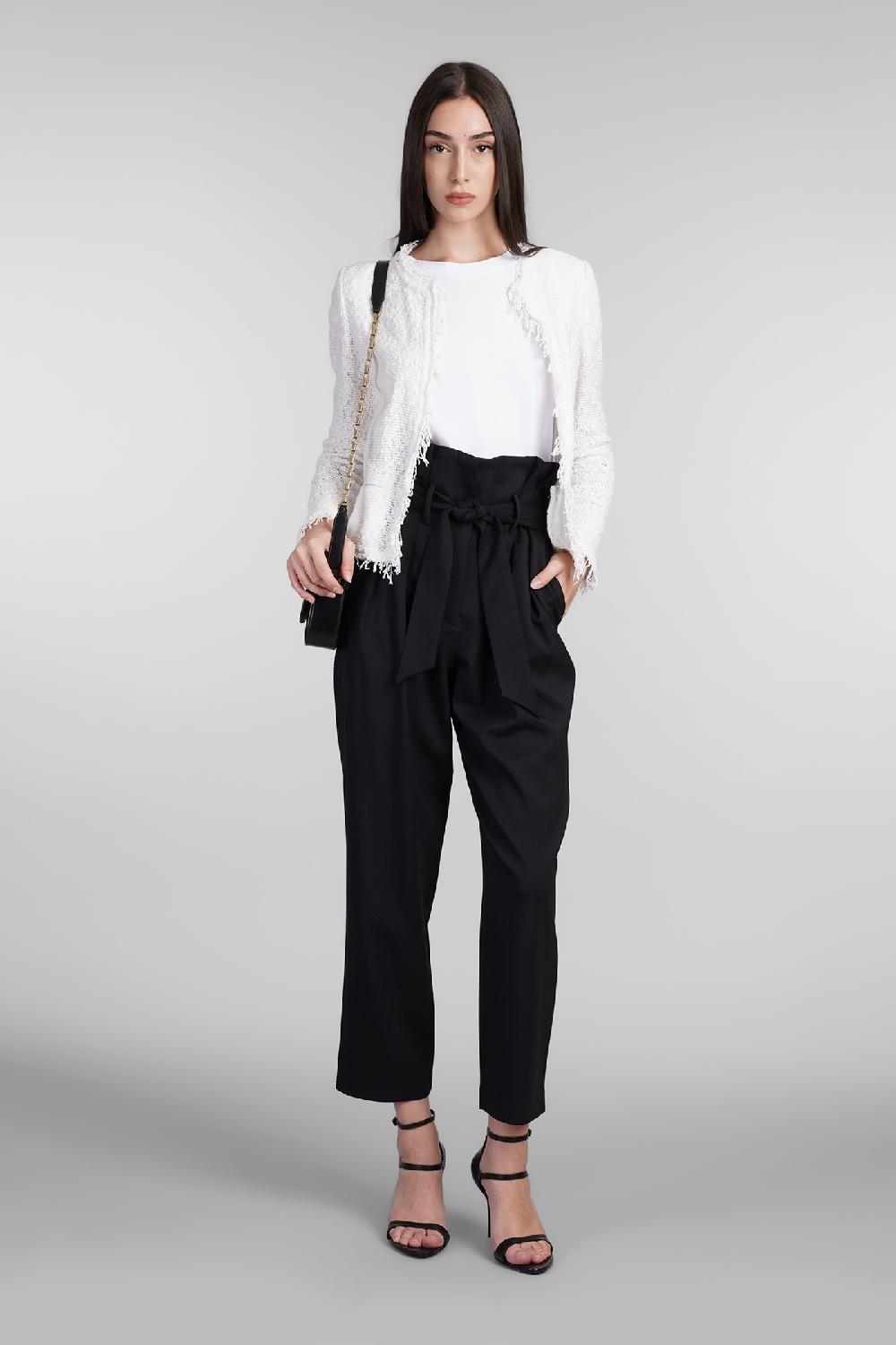 Deliberti Iro Giacca casual shavani in cotone bianco cod. 407075 - Deliberti The Luxury Shopping Vendita calda