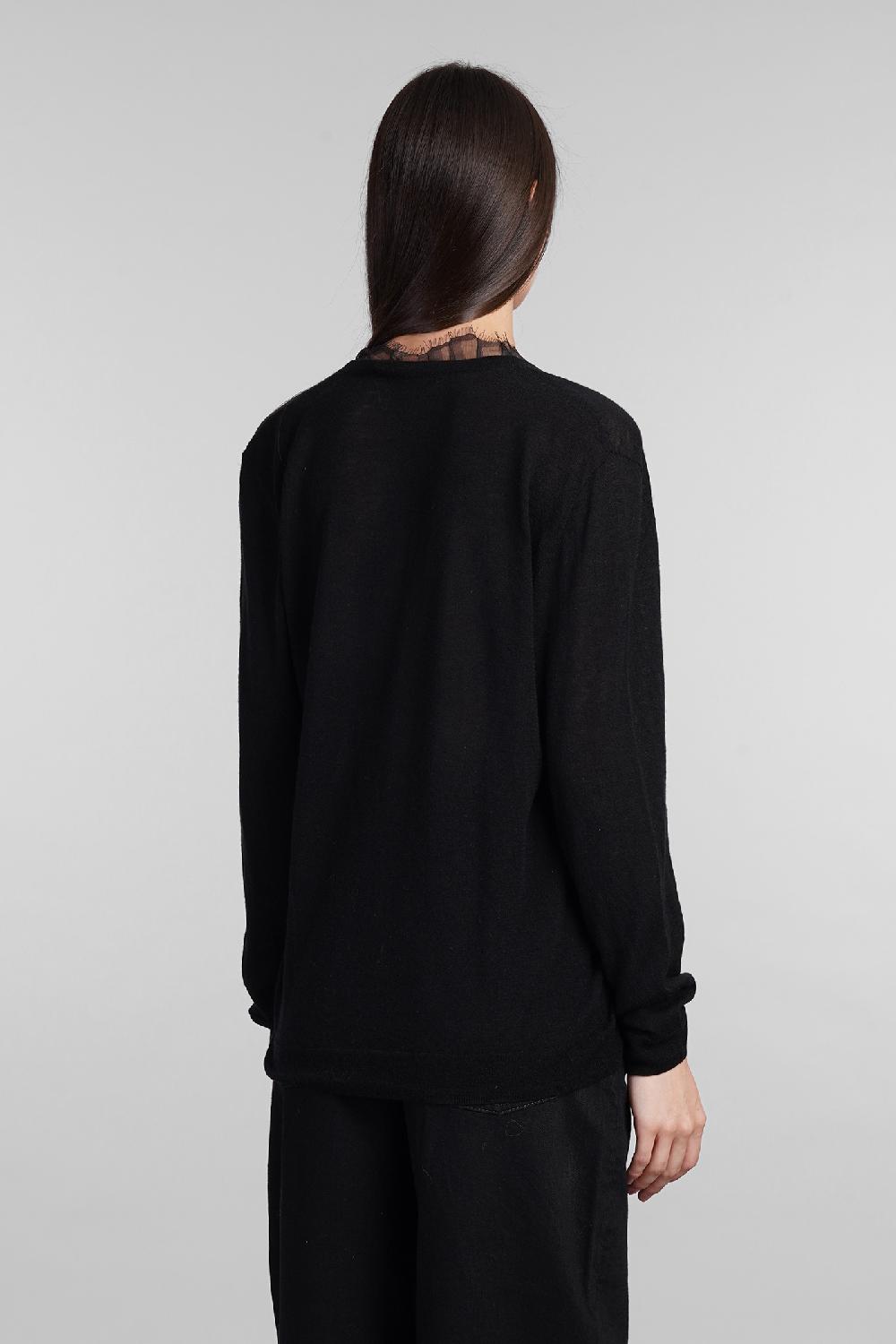 Deliberti Iro Maglia haby in lana nera cod. 407076 - Deliberti The Luxury Shopping Offerta migliore
