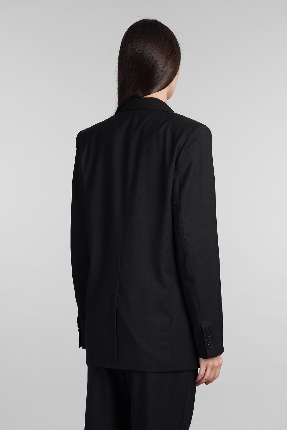 Deliberti Iro Blazer allan in lana nera cod. 407078 - Deliberti The Luxury Shopping Online Outlet