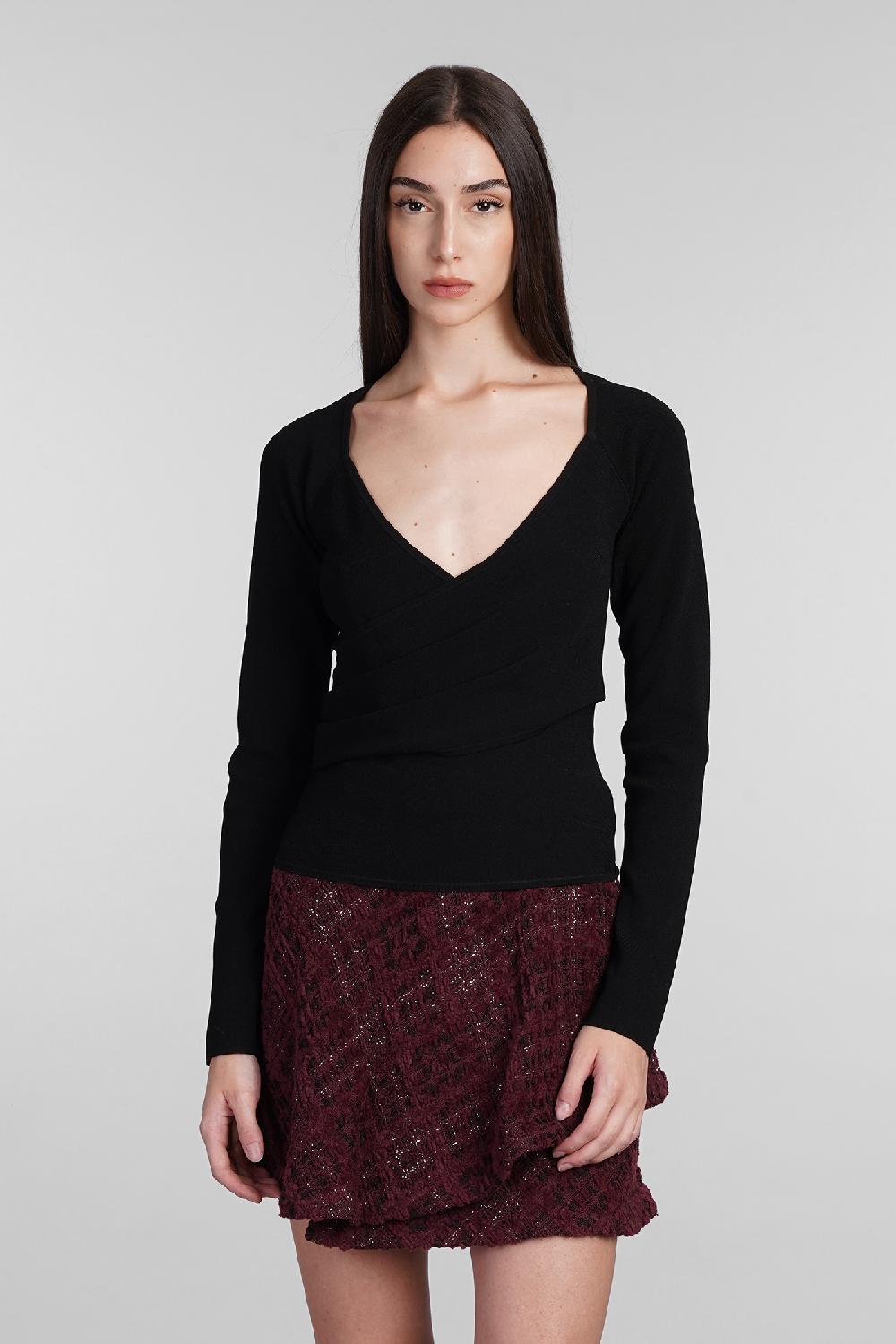 Deliberti Iro Topwear eloi in viscosa nera cod. 407084 - Deliberti The Luxury Shopping Grandi sconti