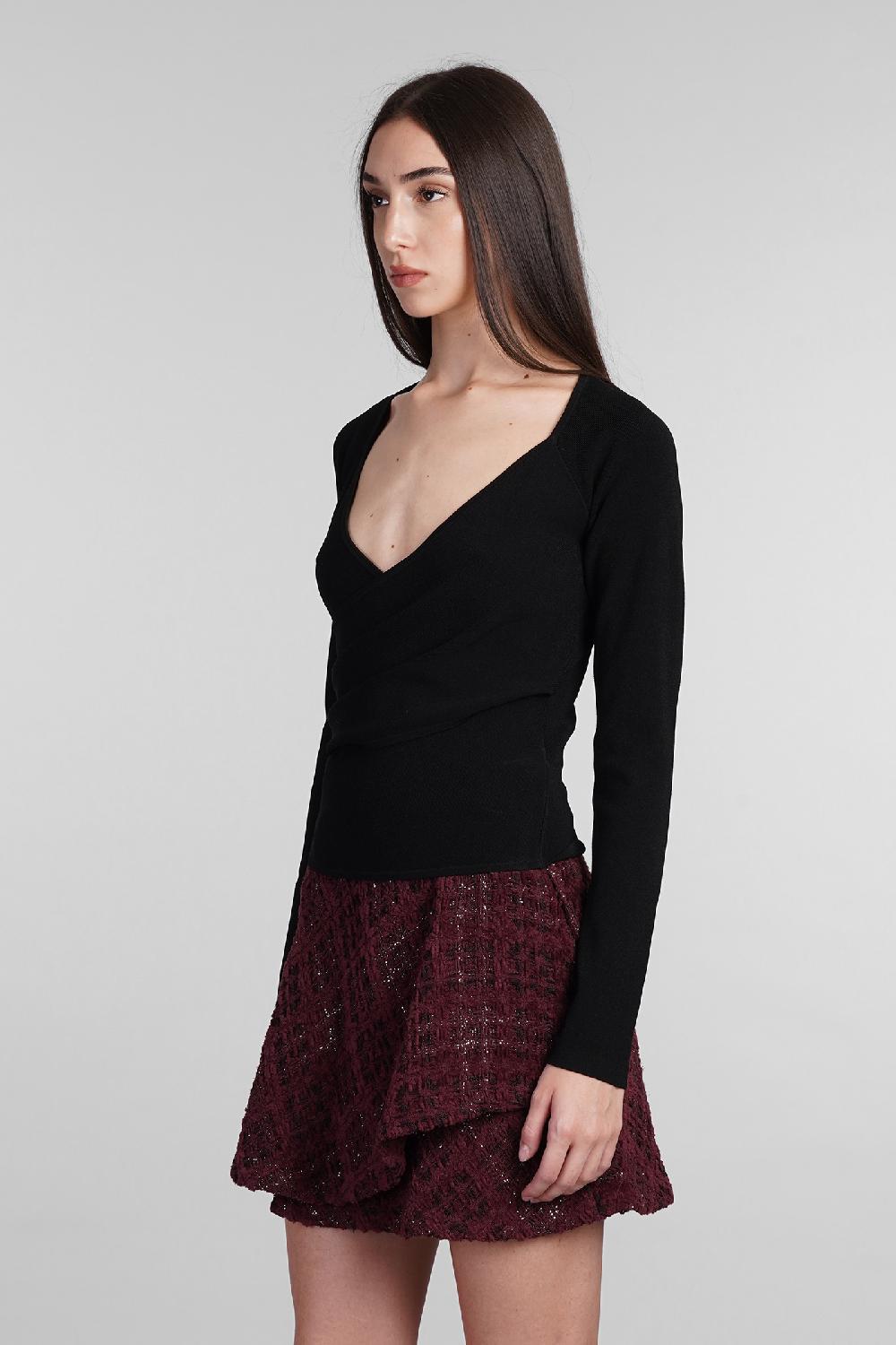 Deliberti Iro Topwear eloi in viscosa nera cod. 407084 - Deliberti The Luxury Shopping Grandi sconti