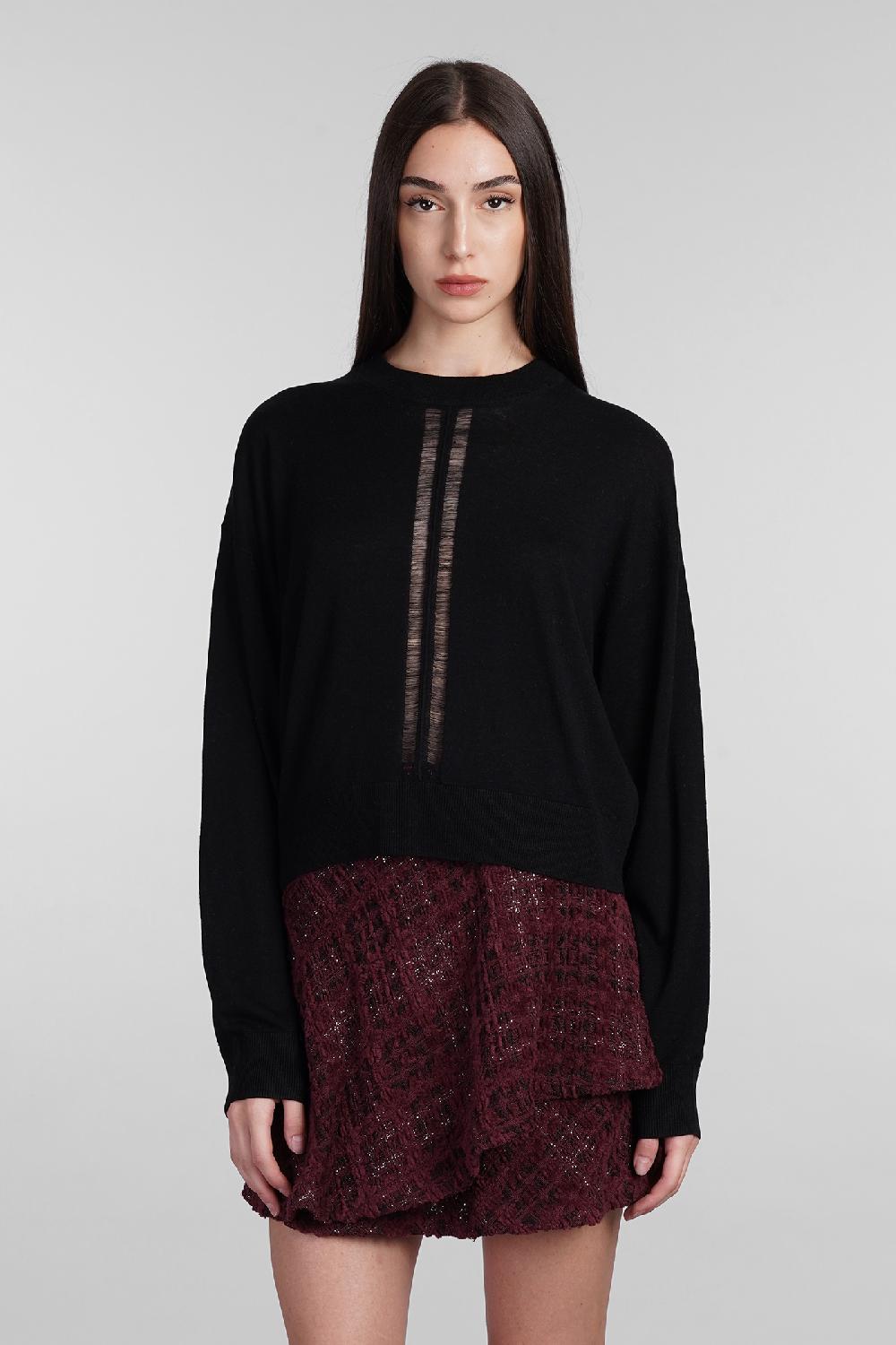 Deliberti Iro Maglia lova in seta nera cod. 407086 - Deliberti The Luxury Shopping