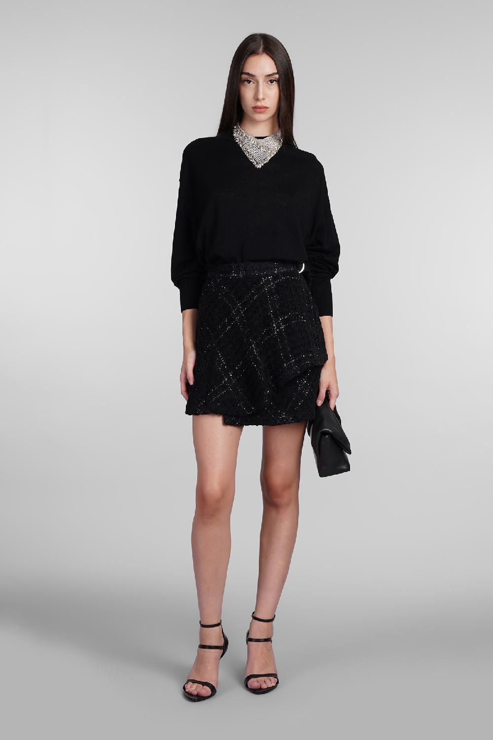 Deliberti Iro Maglia lya in seta nera cod. 407087 - Deliberti The Luxury Shopping Offerte stagionali