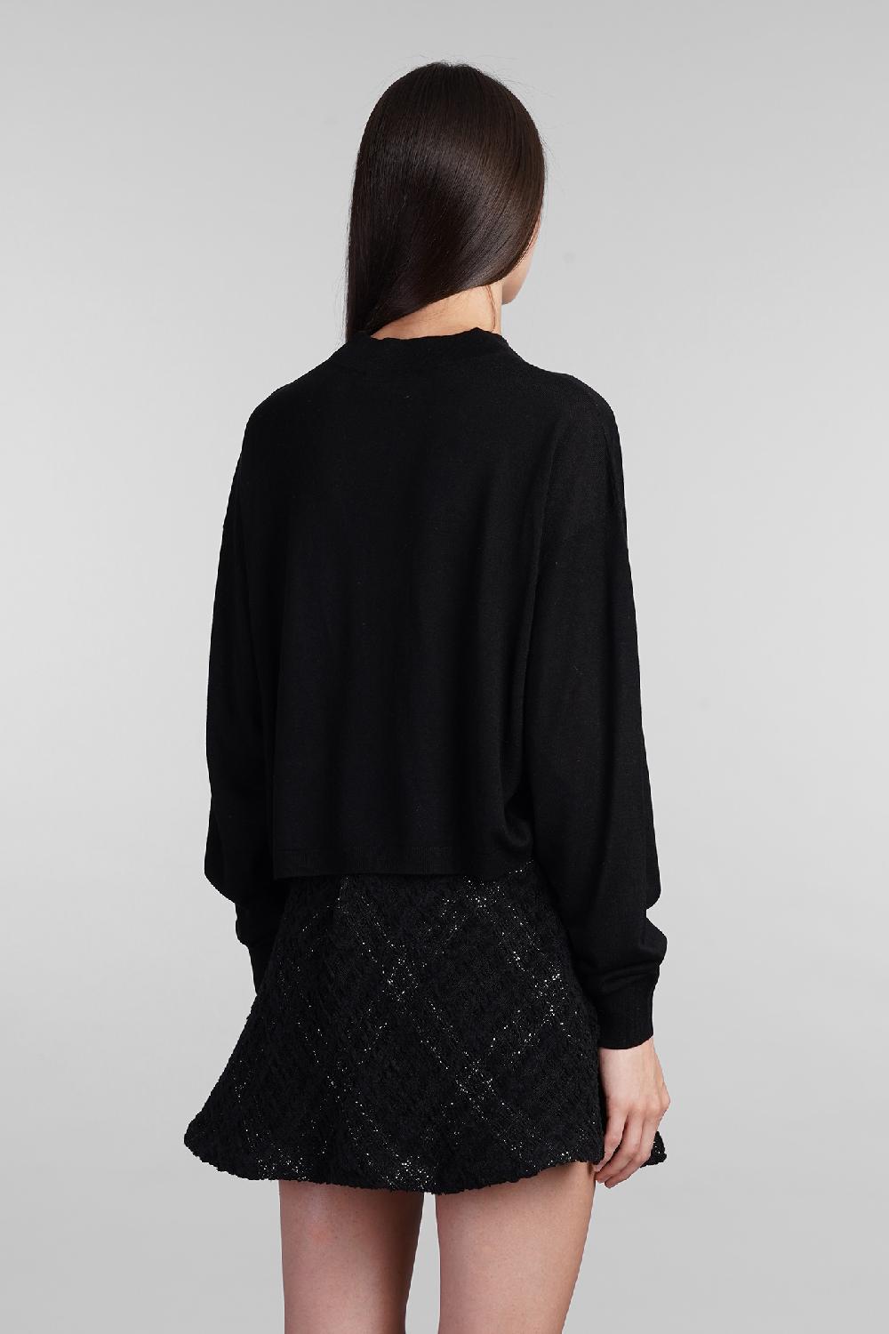 Deliberti Iro Maglia lya in seta nera cod. 407087 - Deliberti The Luxury Shopping Offerte stagionali