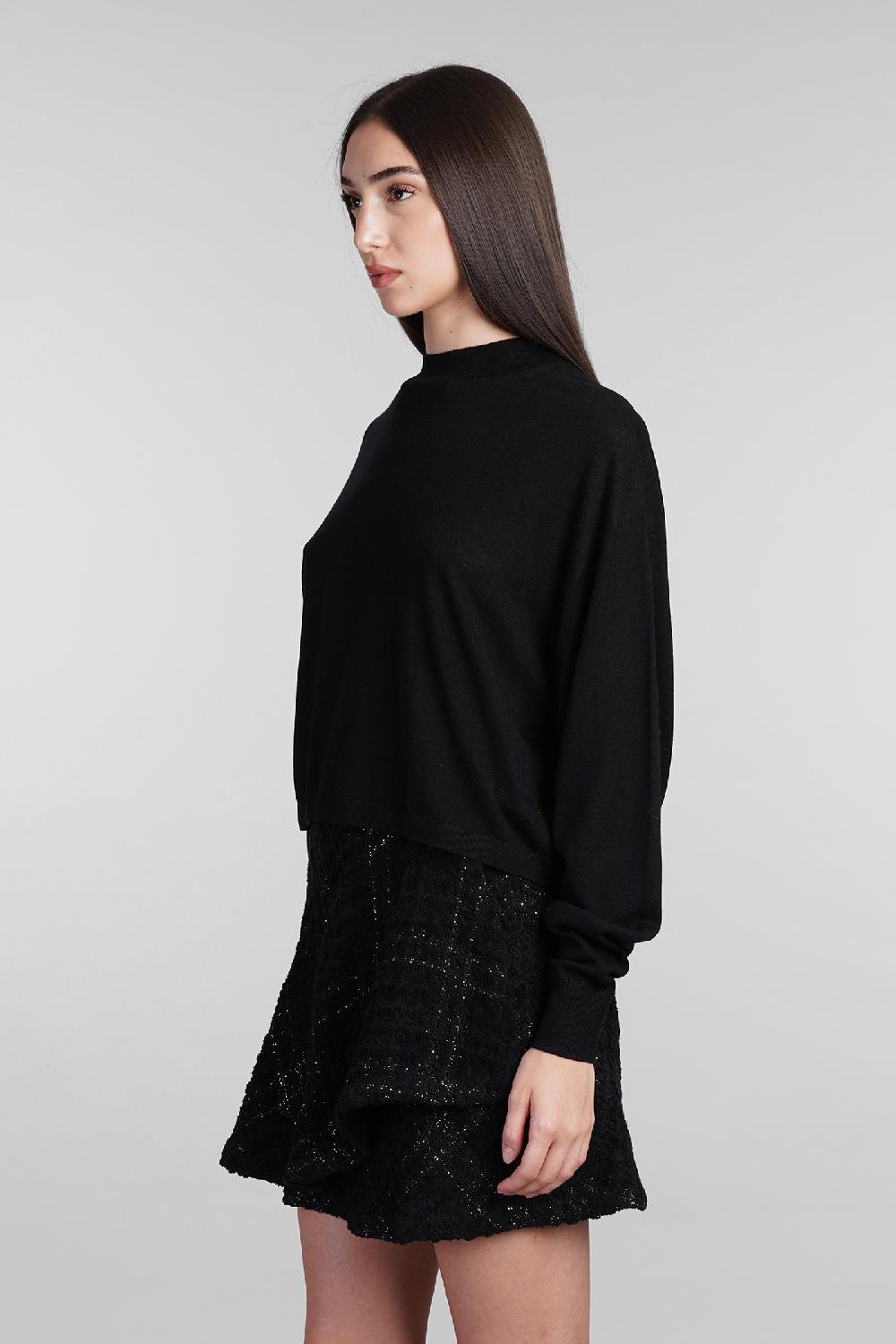 Deliberti Iro Maglia lya in seta nera cod. 407087 - Deliberti The Luxury Shopping Offerte stagionali