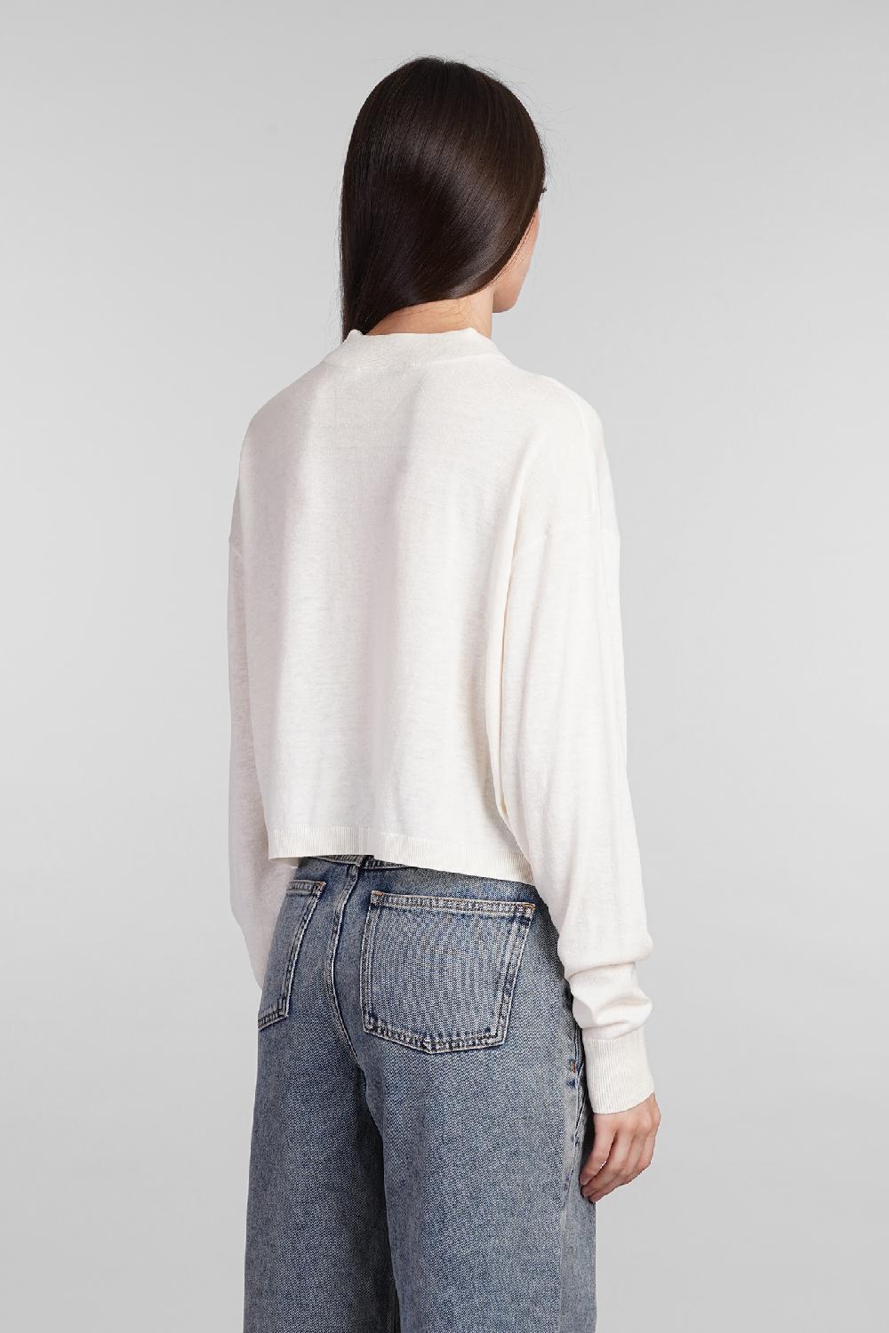 Deliberti Iro Maglia lya in seta beige cod. 407088 - Deliberti The Luxury Shopping Liquidazione