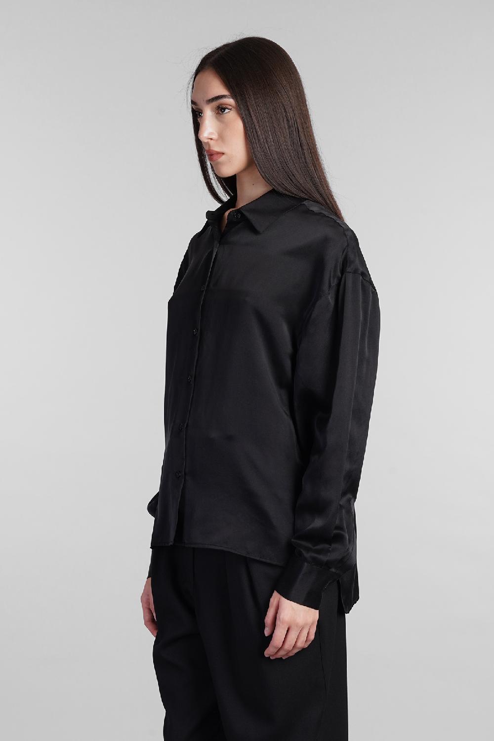 Deliberti Iro Camicia jarila in seta nera cod. 407089 - Deliberti The Luxury Shopping Comprane uno, ottenene uno gratis