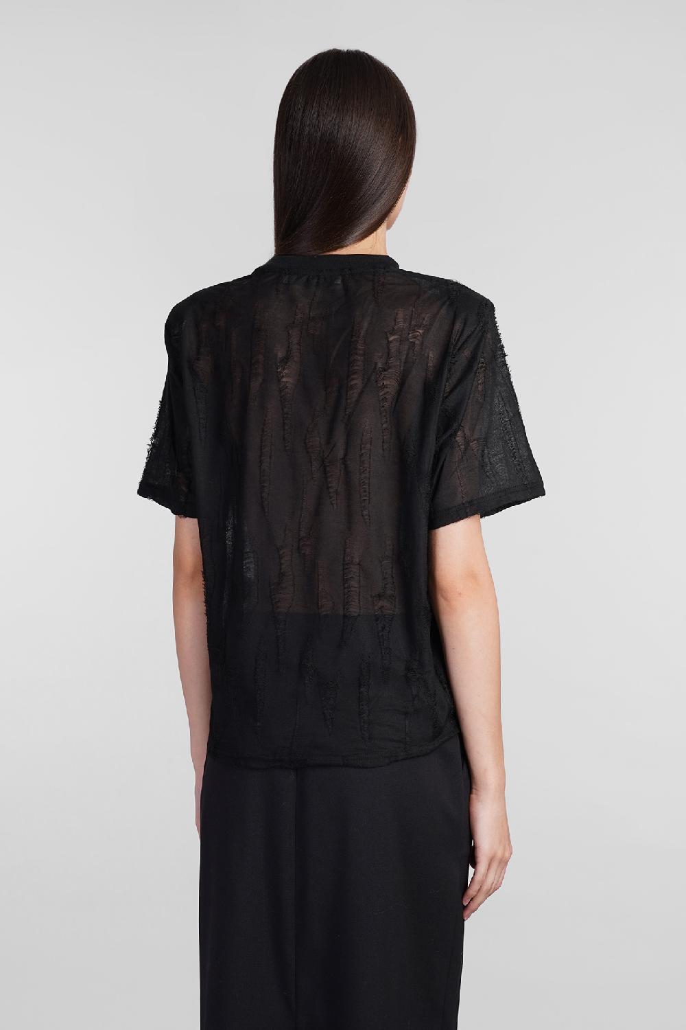 Deliberti Iro Topwear hisore in poliestere nero cod. 407090 - Deliberti The Luxury Shopping Offerte giornaliere