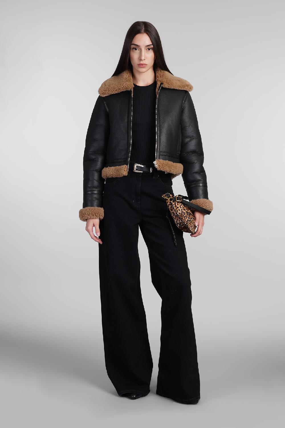 Deliberti Iro Montone berrin in pelle nera cod. 407092 - Deliberti The Luxury Shopping Enormi risparmi