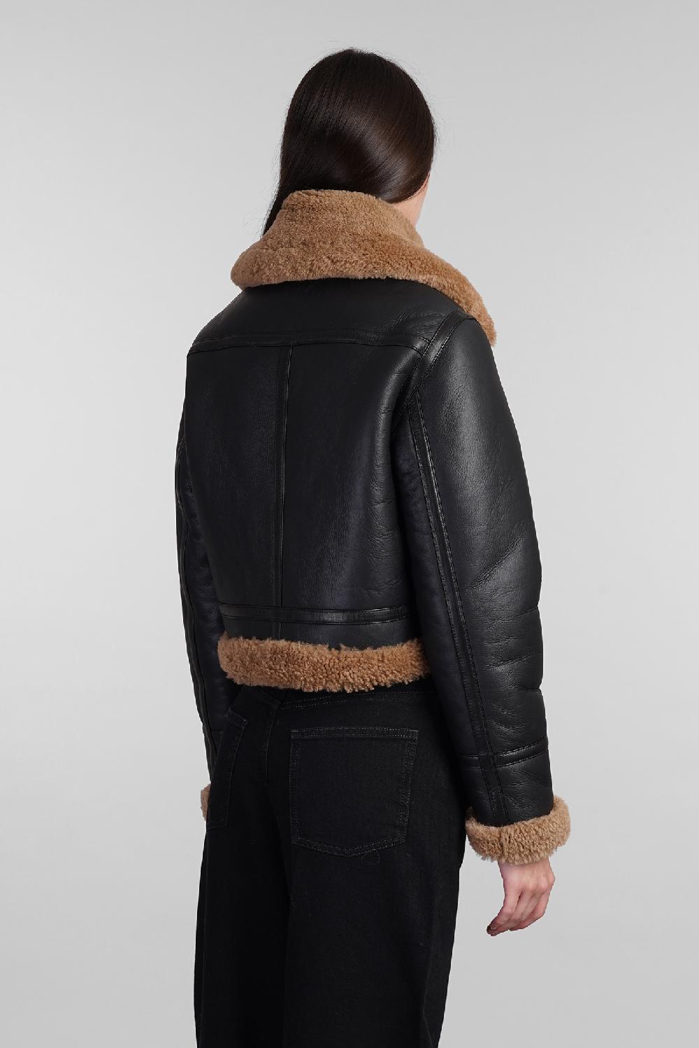 Deliberti Iro Montone berrin in pelle nera cod. 407092 - Deliberti The Luxury Shopping Enormi risparmi