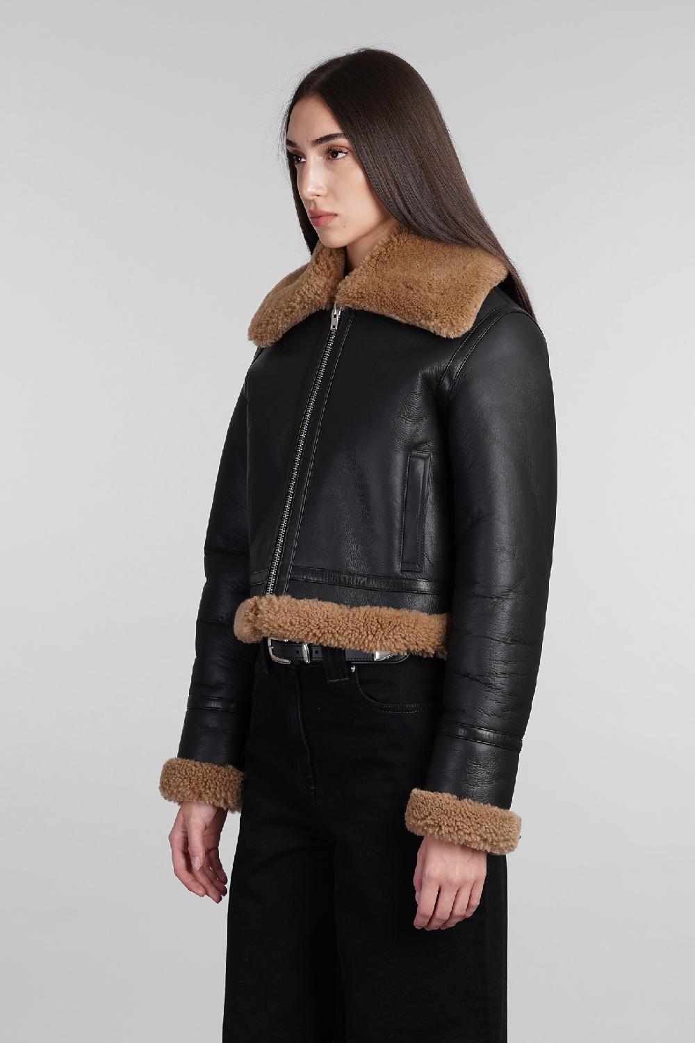 Deliberti Iro Montone berrin in pelle nera cod. 407092 - Deliberti The Luxury Shopping Enormi risparmi