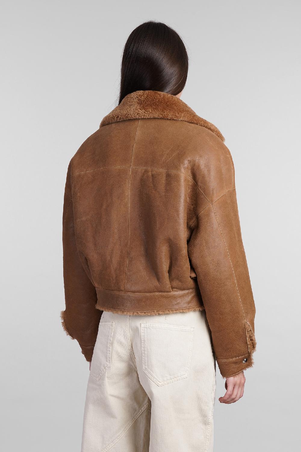 Deliberti Iro Pelliccia nevisa in pelle cammello cod. 407095 - Deliberti The Luxury Shopping Super Saving Price