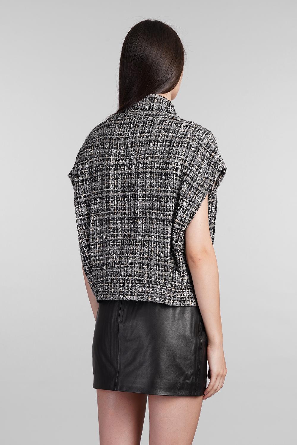 Deliberti Iro Giacca casual bianka in poliestere grigio cod. 407098 - Deliberti The Luxury Shopping Rilascio limitato