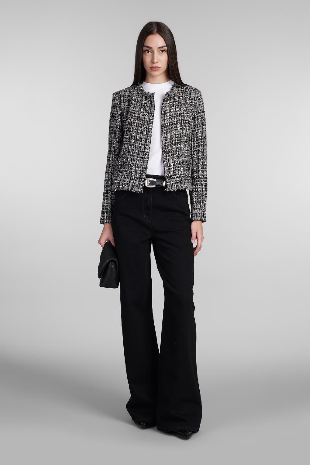 Deliberti Iro Giacca casual brunah in poliestere grigio cod. 407099 - Deliberti The Luxury Shopping Ultimi tre giorni
