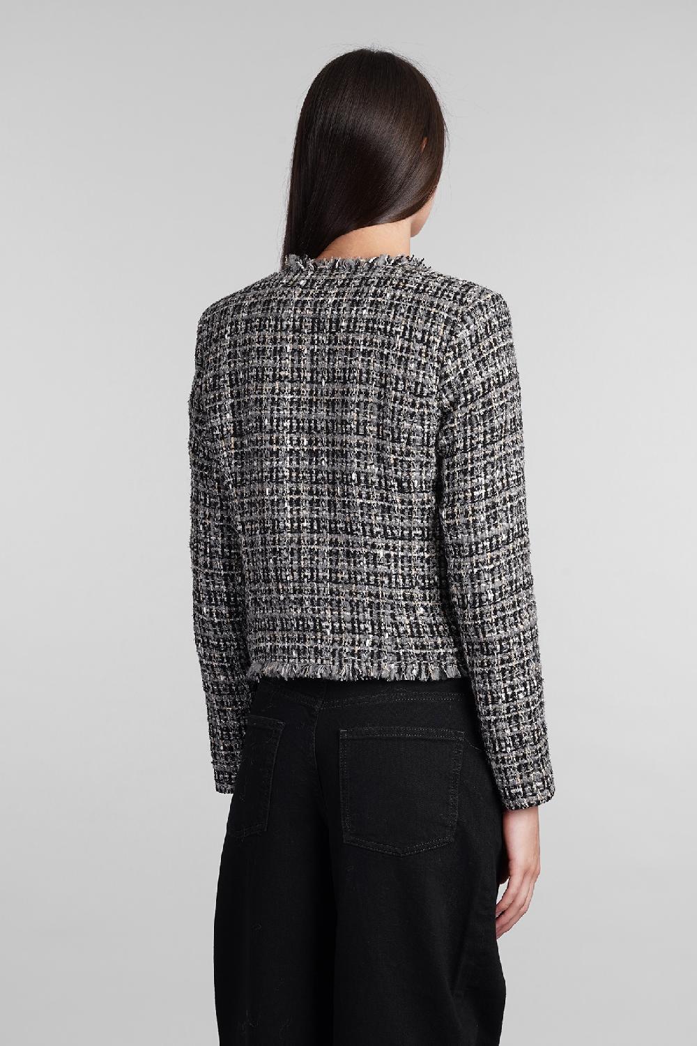 Deliberti Iro Giacca casual brunah in poliestere grigio cod. 407099 - Deliberti The Luxury Shopping Ultimi tre giorni